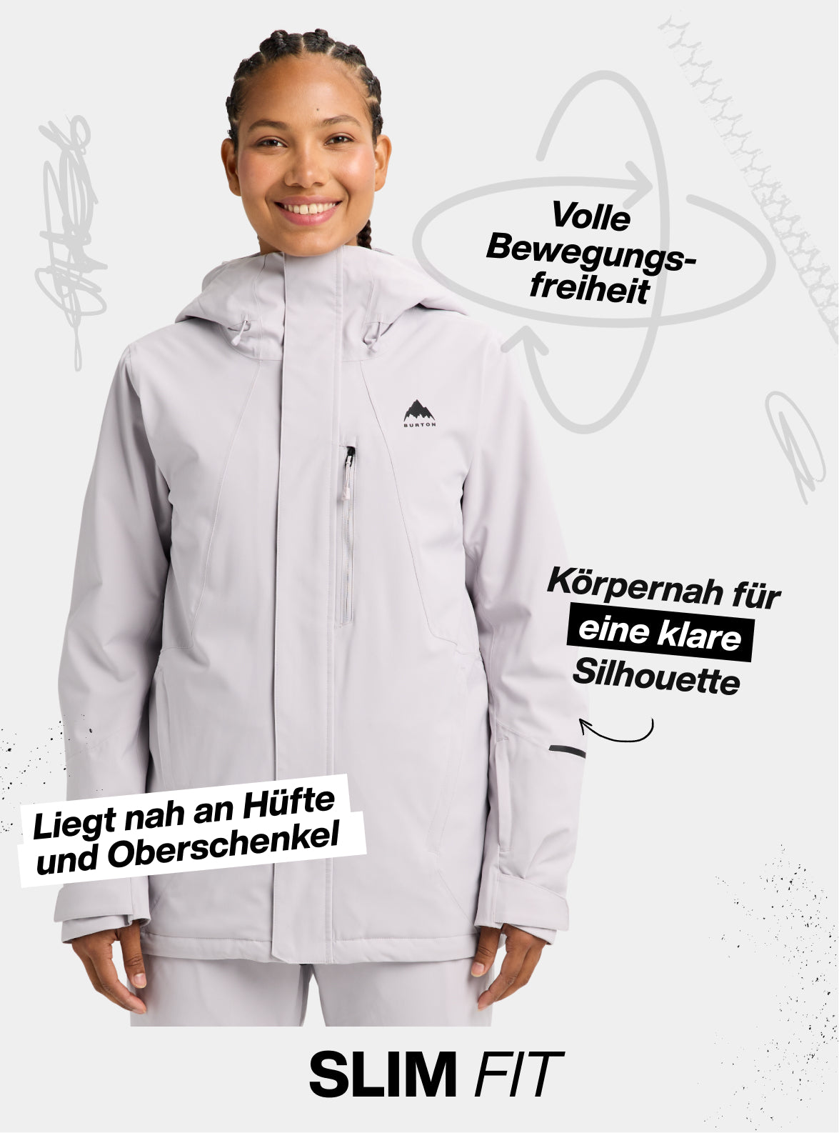 Burton Reserve 2L Insulator Stretch-Jacke für Damen