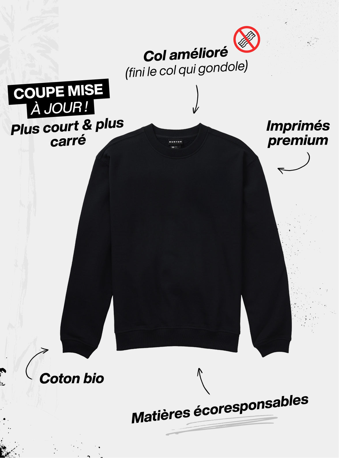 Burton - Sweat ras du cou BRTN