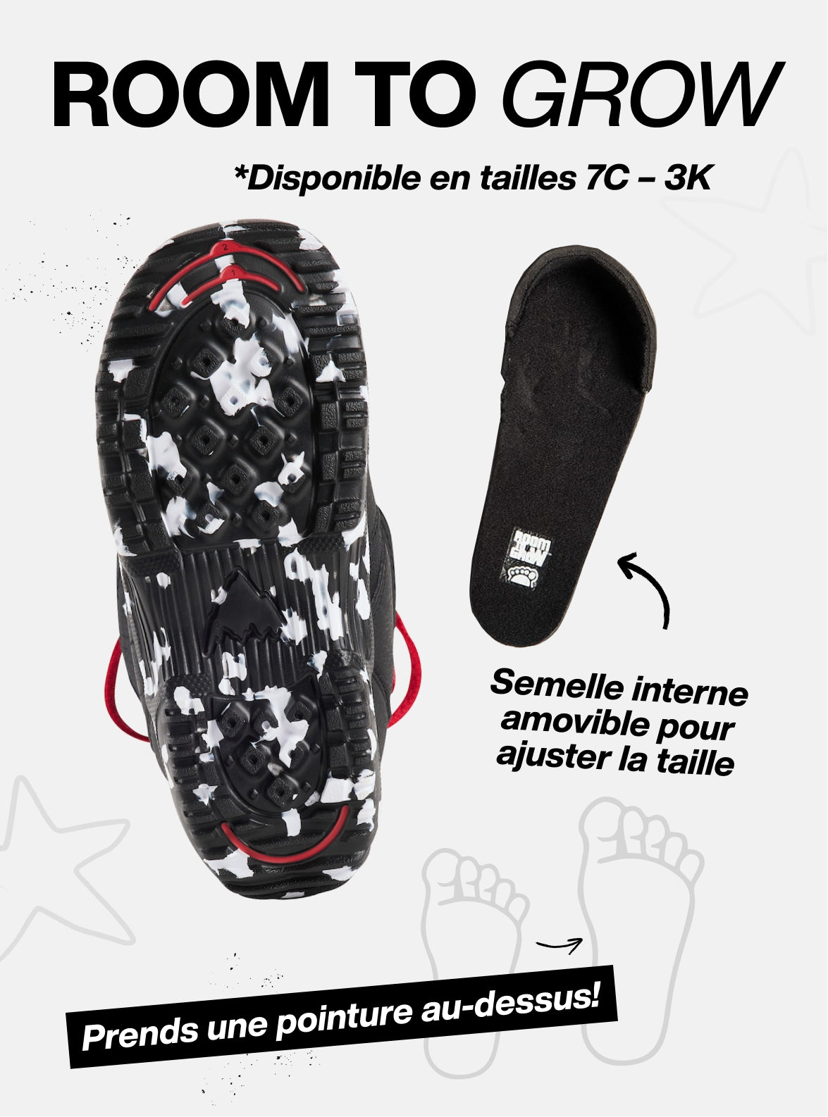 Burton - Mini boots de snowboard Grom enfant
