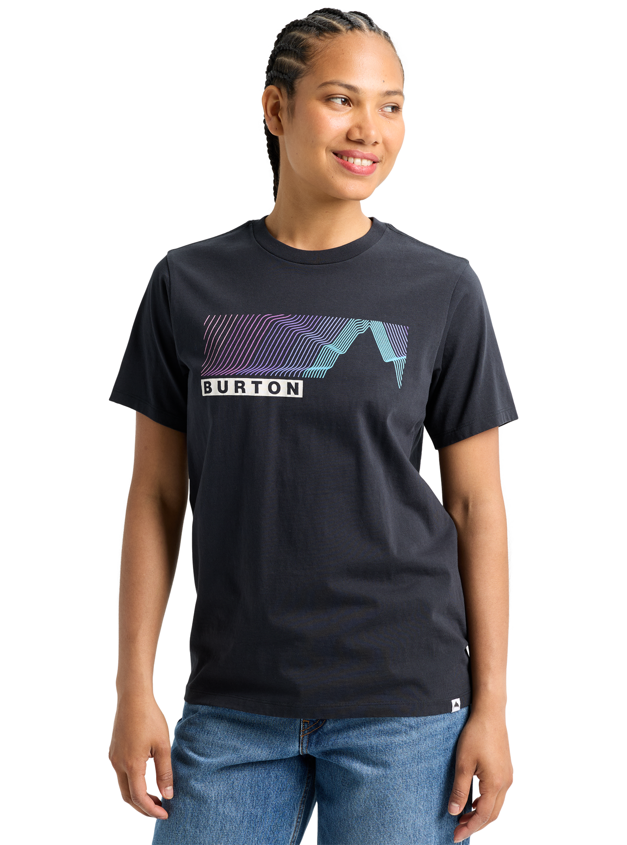 Product image of Burton Elmore Short Sleeve T-Shirt[Variant:True Black]