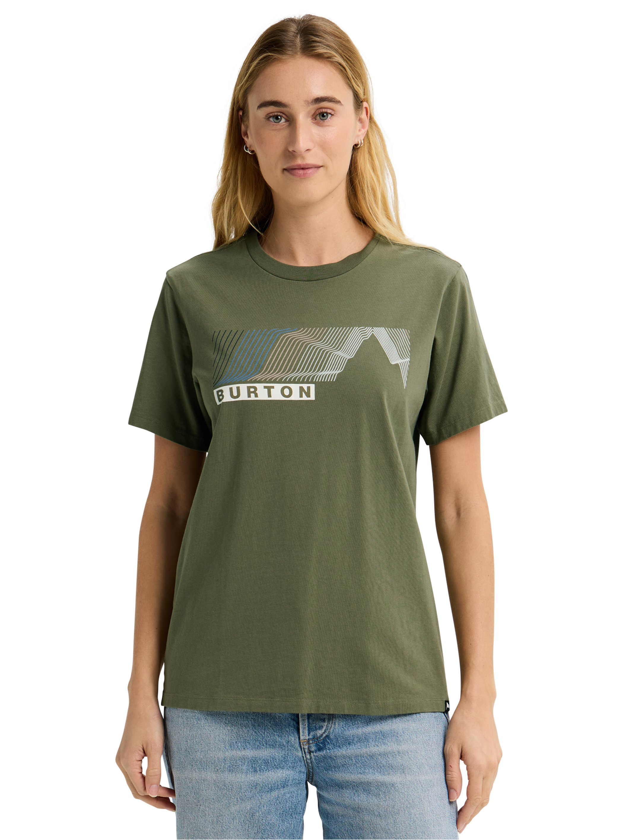 Product image of Burton Elmore Short Sleeve T-Shirt[Variant:Forest Moss]