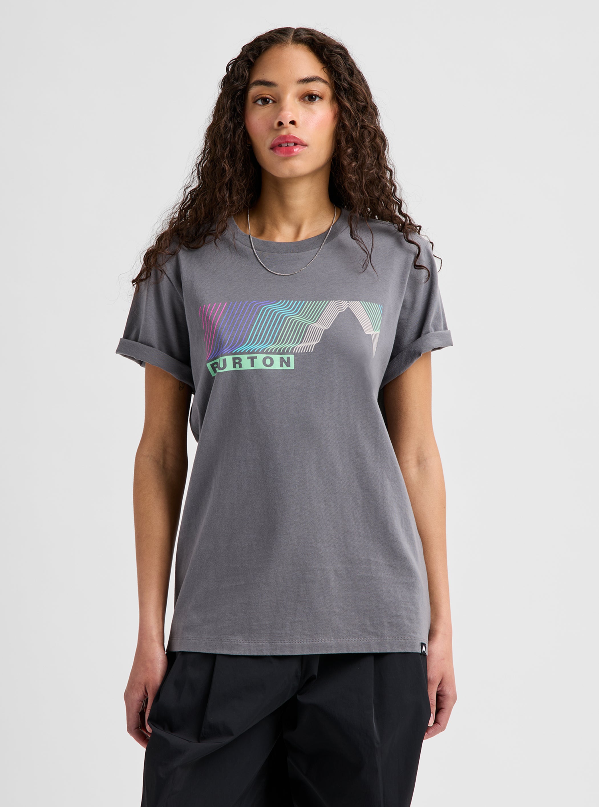 Product image of Burton Elmore Short Sleeve T-Shirt[Variant:Gotham Gray]