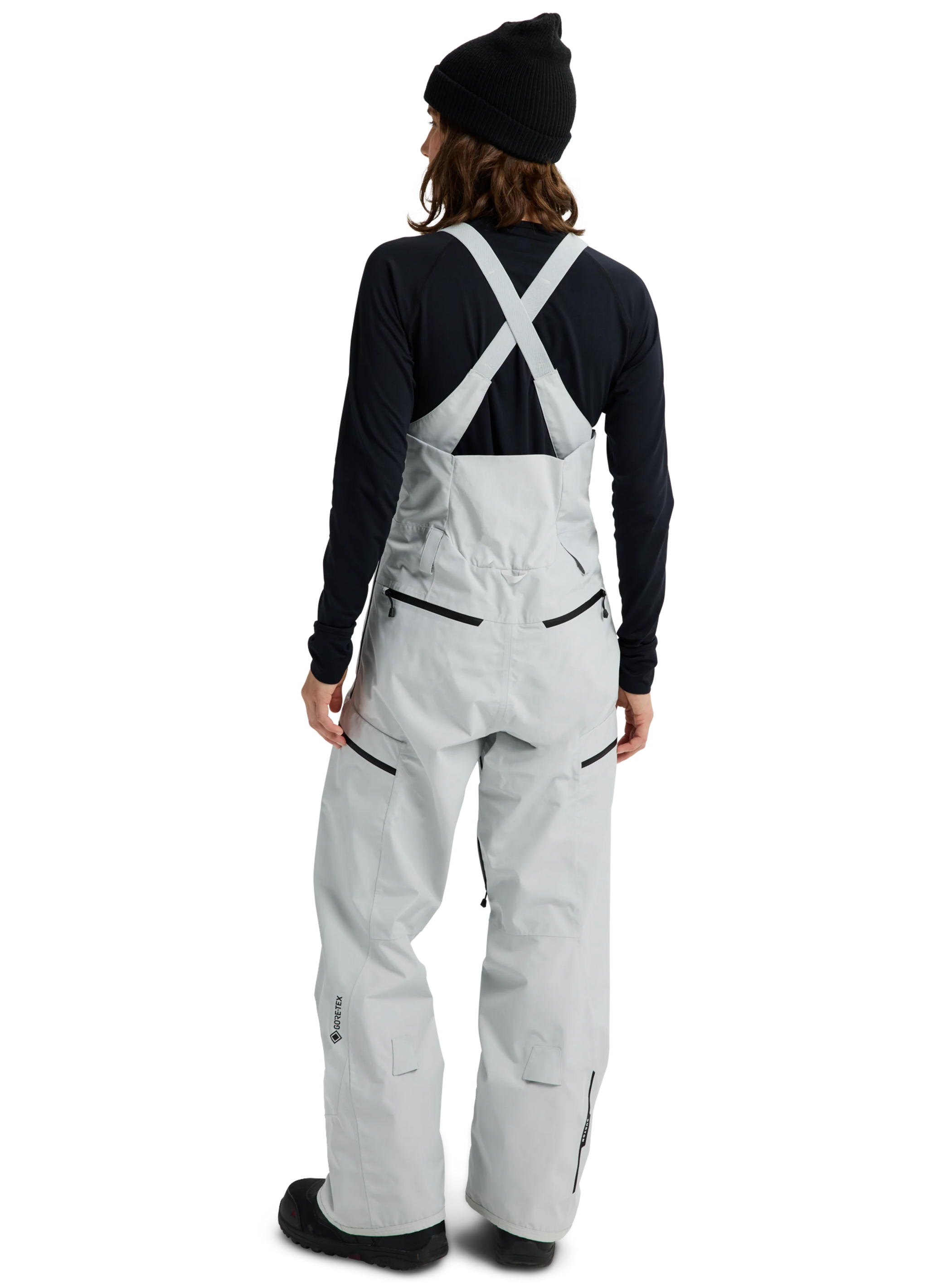 Product image of Women's Burton Reserve GORE-TEX 2L Bib Pants[Variant:Gray Cloud]