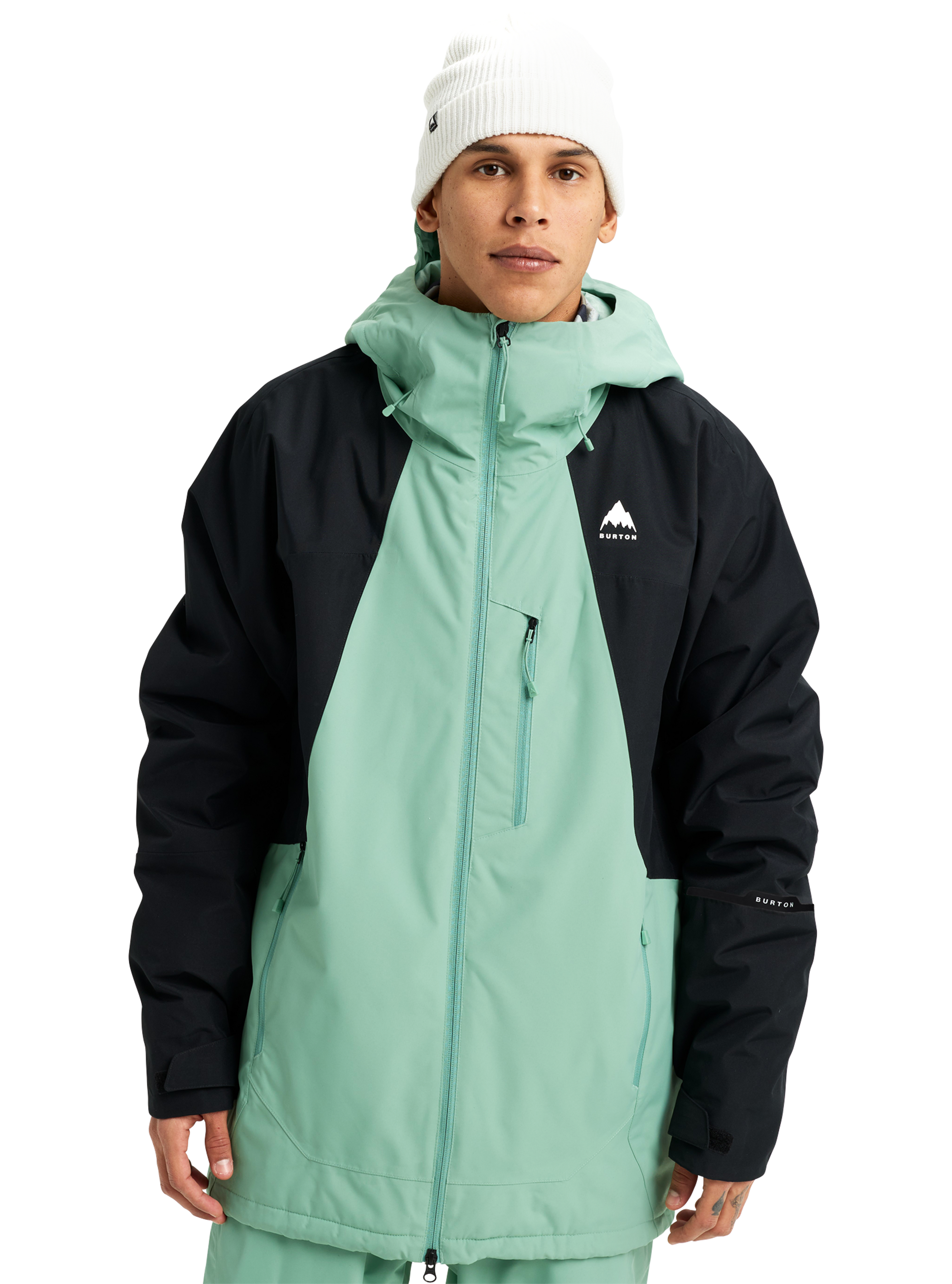 Product image of Men's Burton Reserve 2L Insulated Jacket[Variant:Soft Sage / True Black]