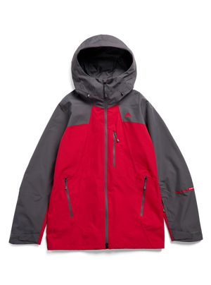 Product image of Men's Burton Reserve 2L Jacket[Variant:Gotham Gray / Geranium Red]
