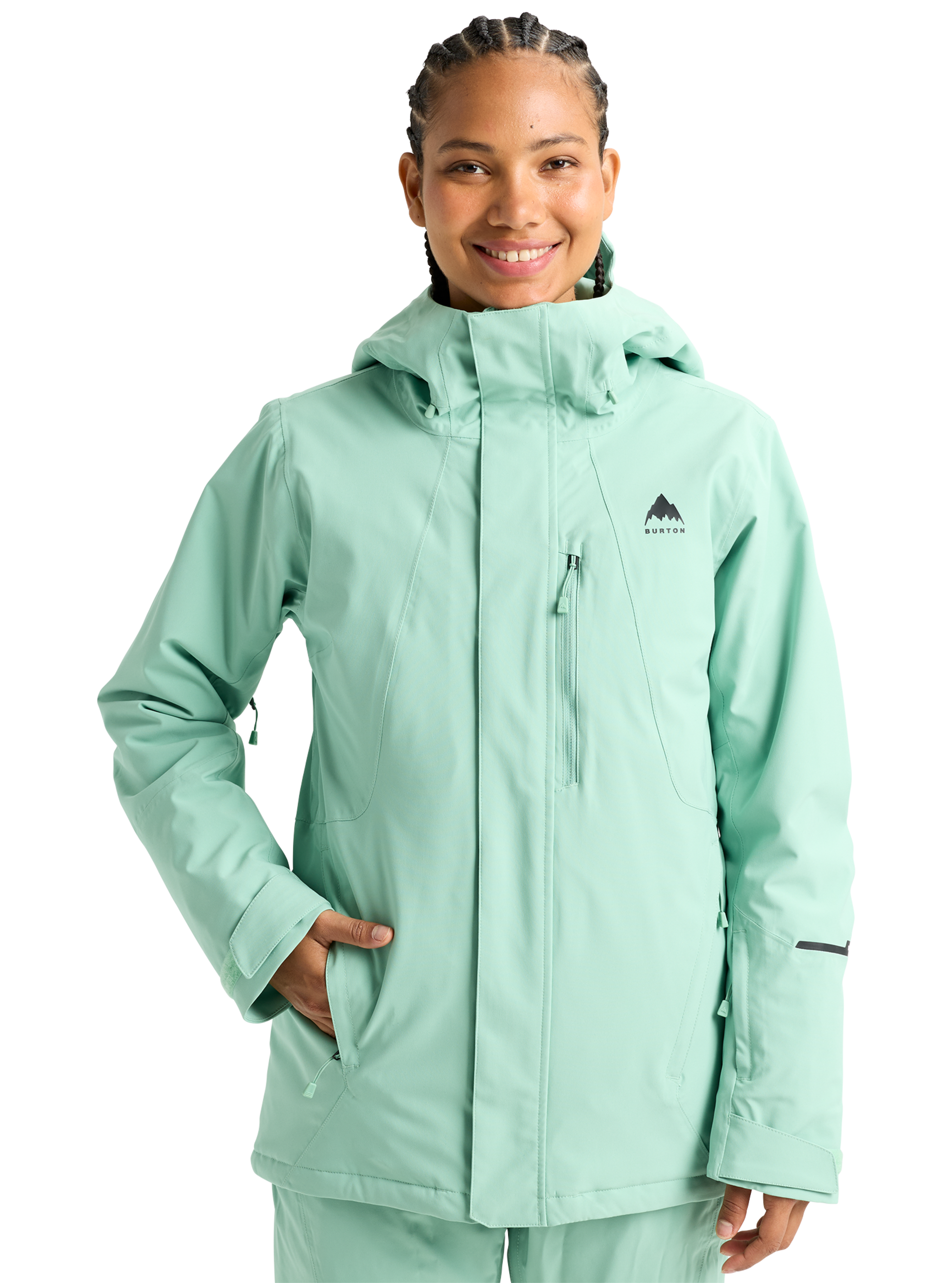 Product image of Women's Burton Reserve 2L Insulated Stretch Jacket[Variant:Soft Sage]