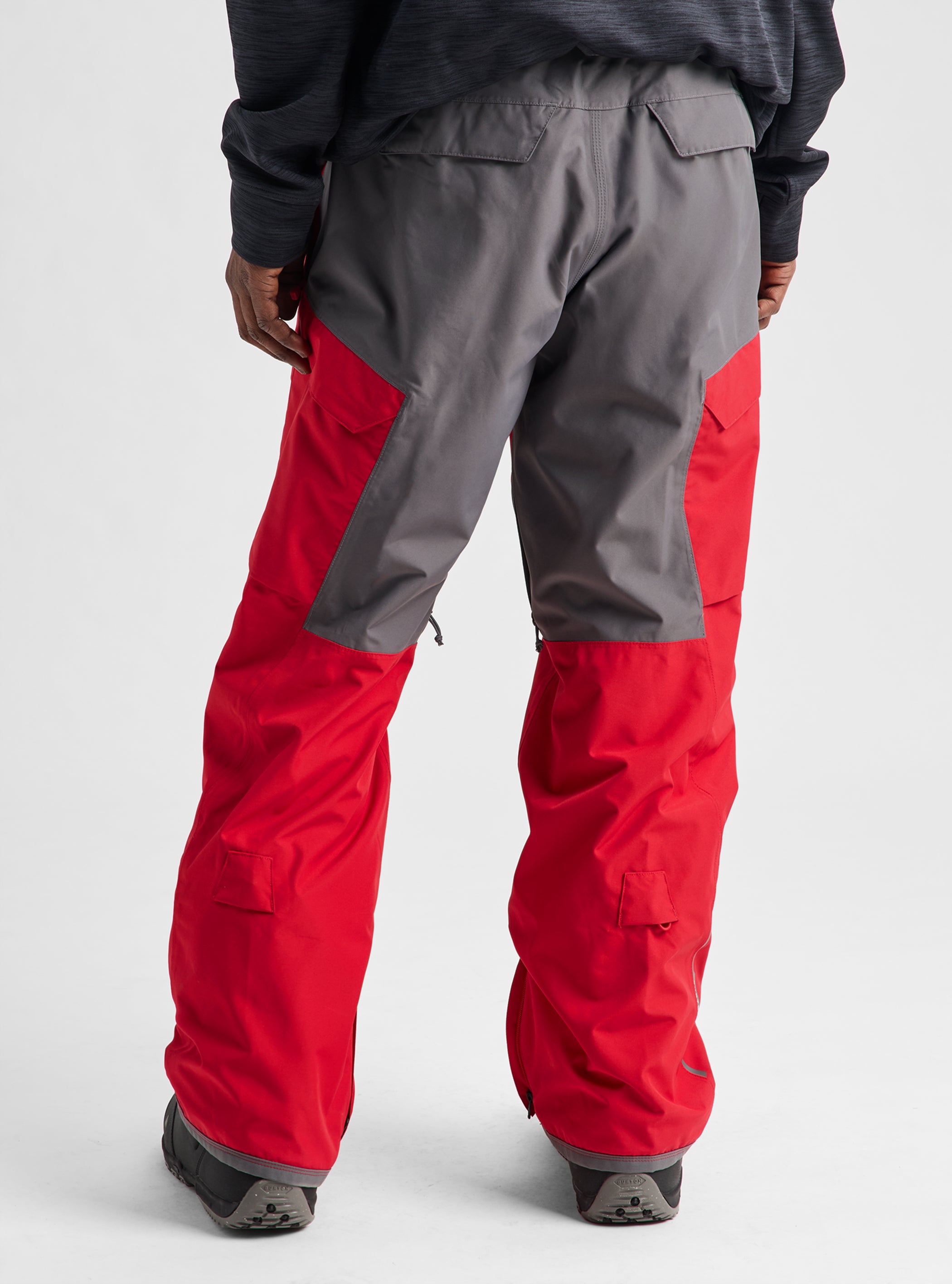Product image of Men's Burton Reserve 2L Pants[Variant:Geranium Red / Gotham Gray]