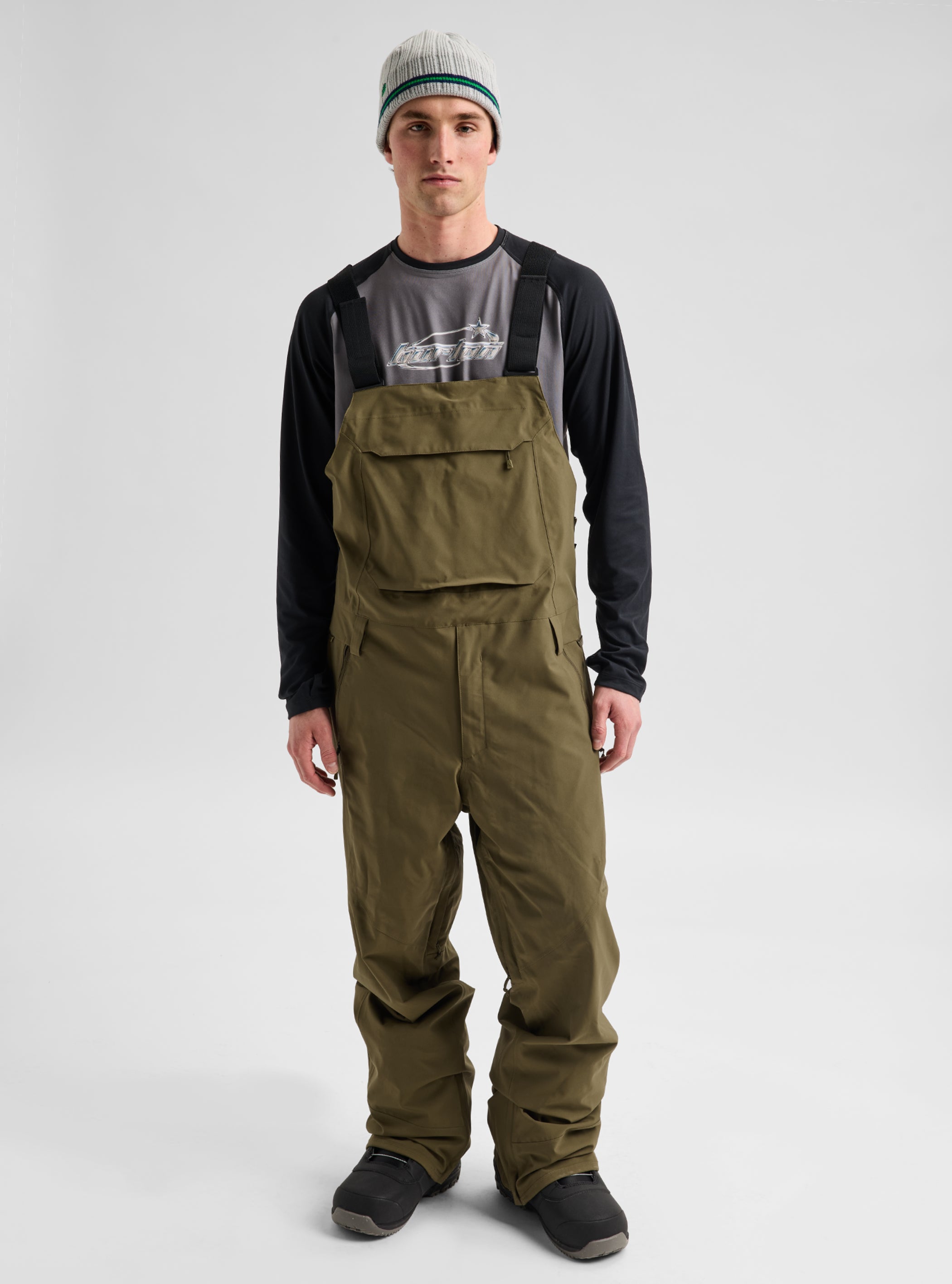 Product image of Men's Burton Reserve 2L Stretch Bib Pants[Variant:Dried Moss]