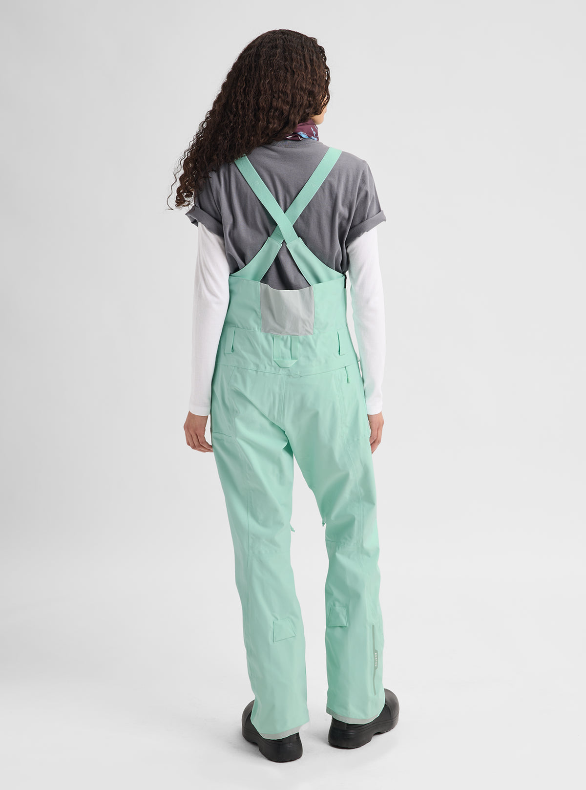 Product image of Women's Burton Reserve 2L Stretch Slim Bib Pants[Variant:Spring Frost]
