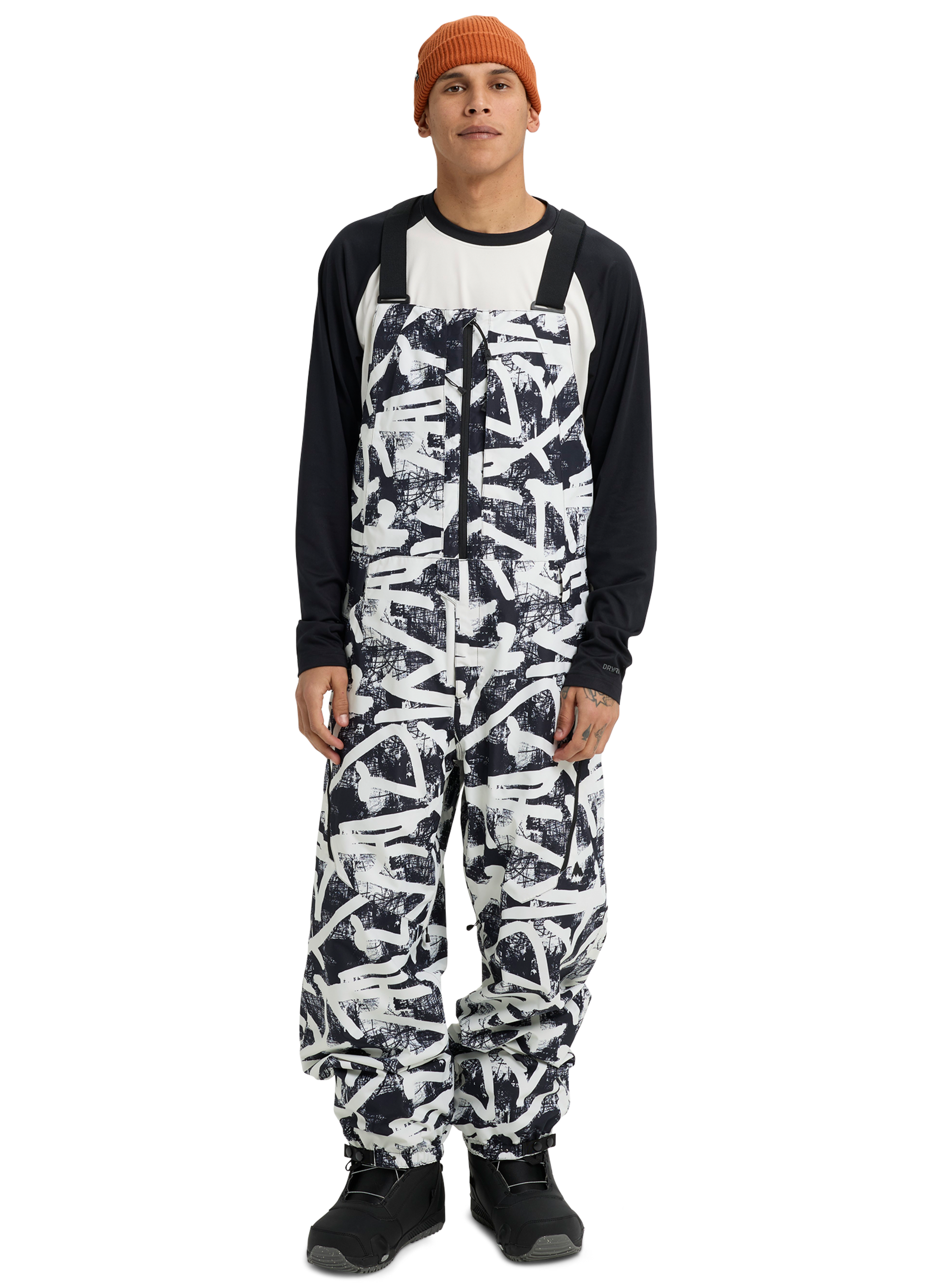 Product image of Men's Burton Reserve 2L Relaxed Bib Pants[Variant:City Streets]