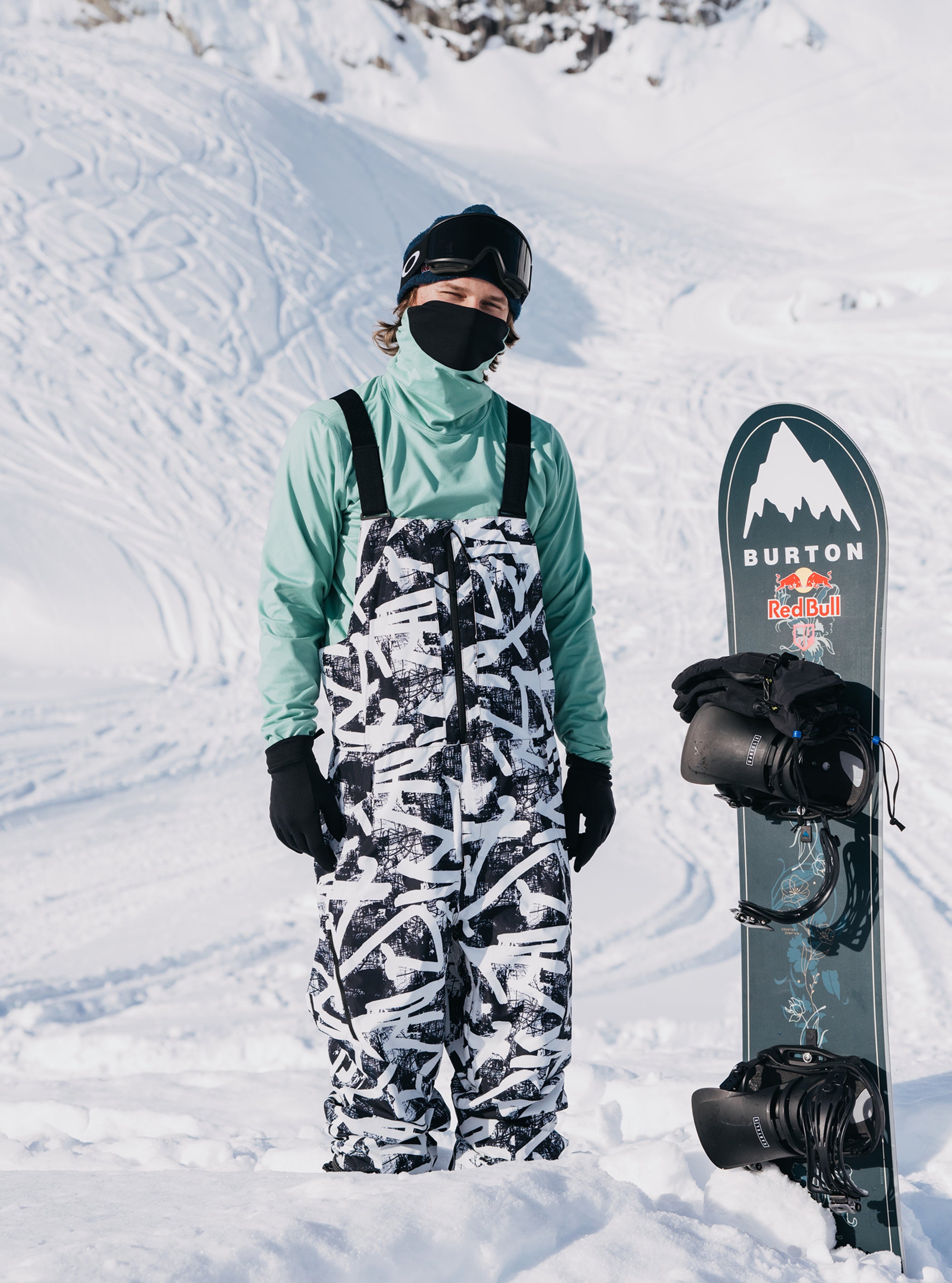 Product image of Men's Burton Reserve 2L Relaxed Bib Pants[Variant:City Streets]