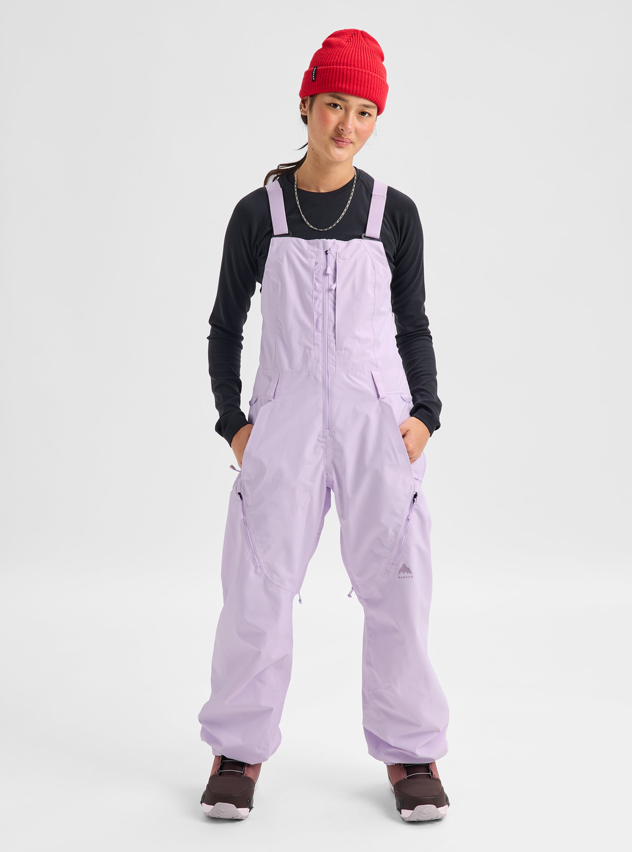 Product image of Women's Burton Reserve 2L Bib Pants[Variant:Moondust Purple]