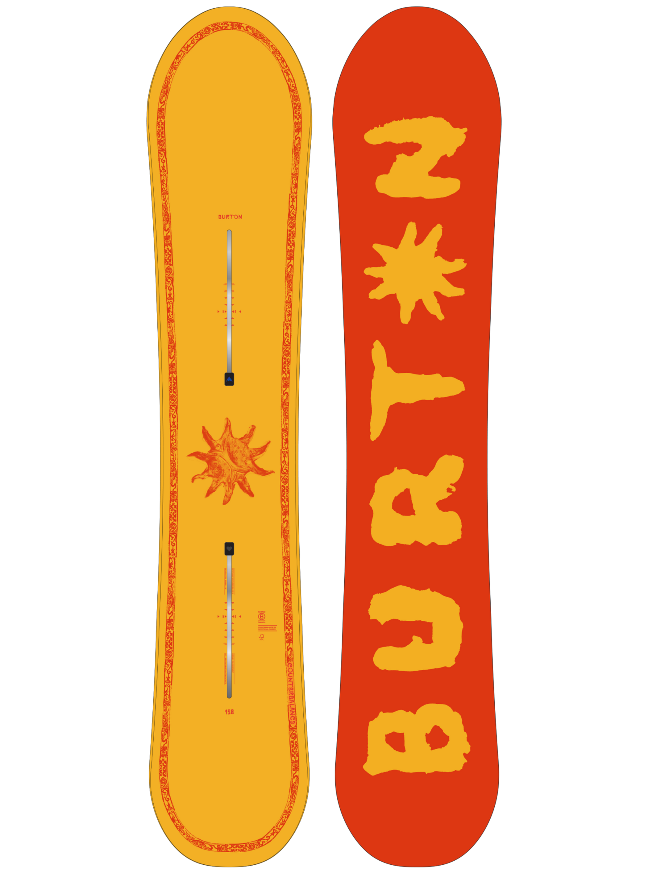 Product image of Burton Counterbalance Camber Snowboard[Variant:Sun Glow]