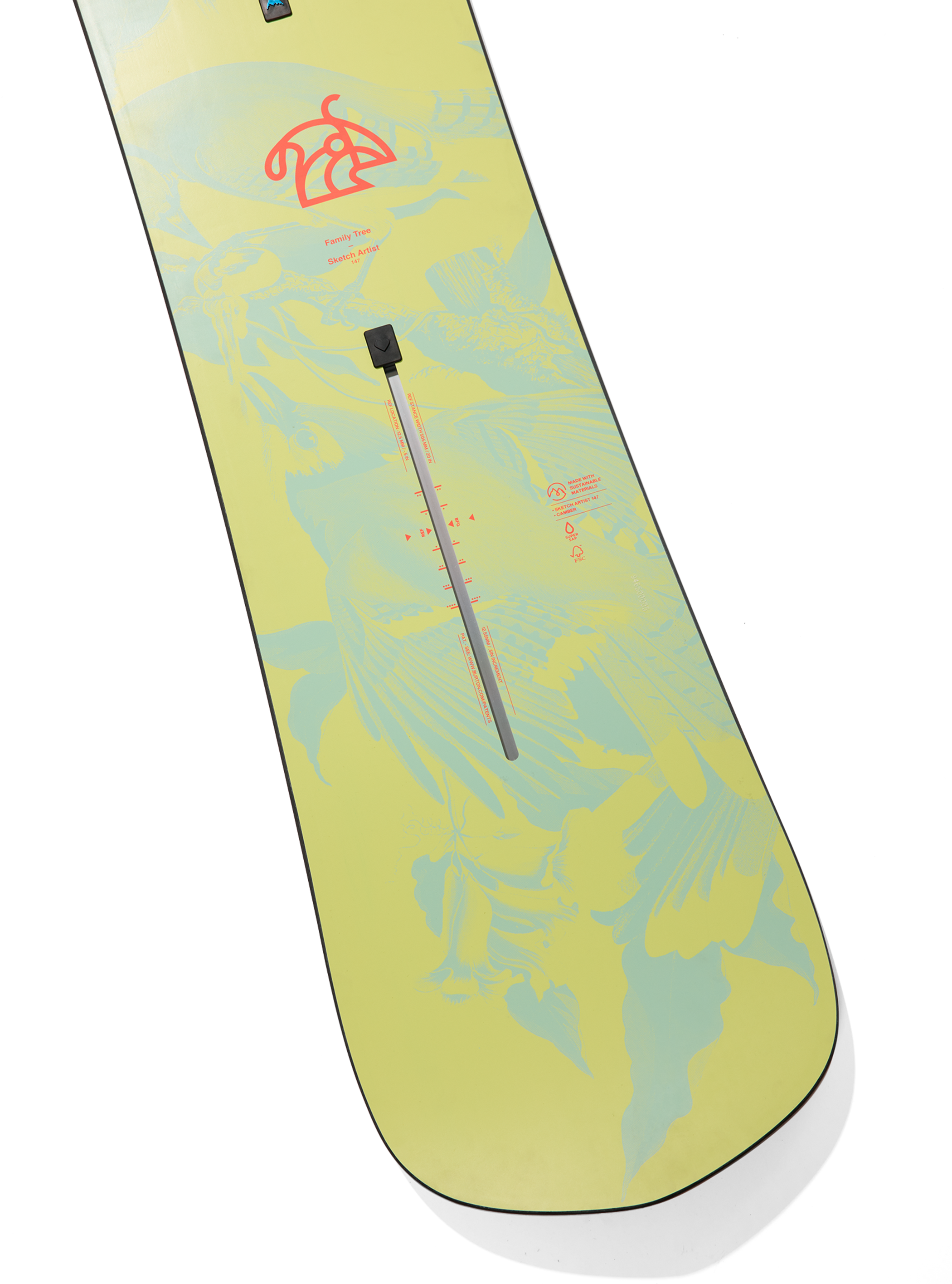 Burton Family Tree Sketch Artist Camber Snowboard