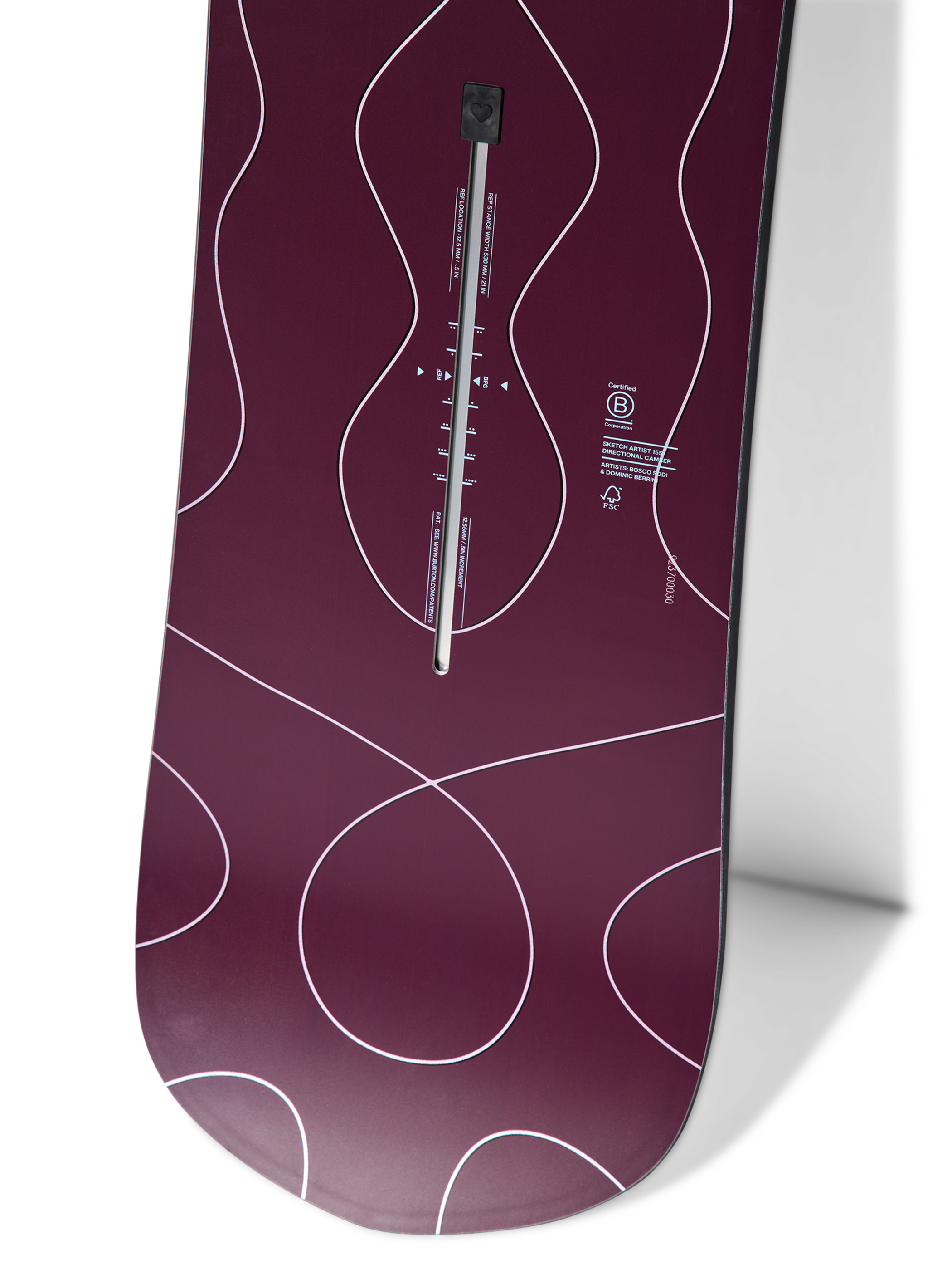 Burton Family Tree Sketch Artist Camber Snowboard