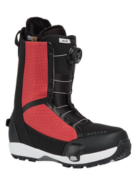 Product image of Men's Burton Waverange Step On® Snowboard Boots[Variant:Geranium Red Grid / Black]