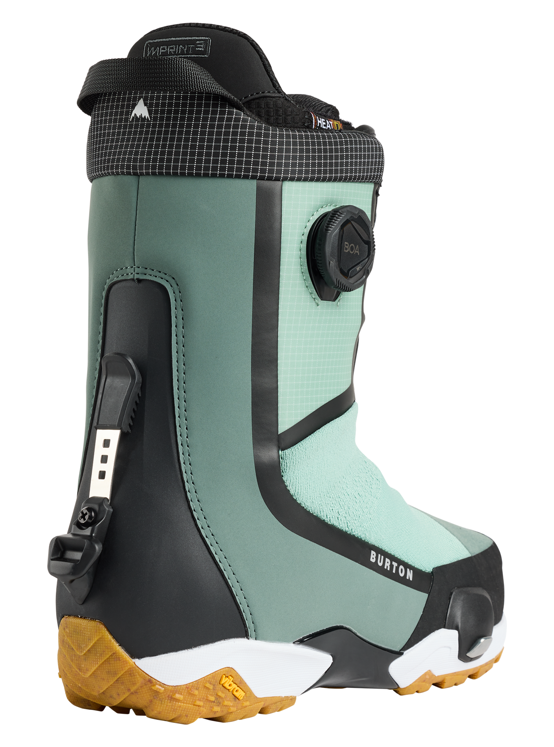 burton green snowboard Blossom Camber True Twin Shape Balanced design ideal for freestyle riding and switch performance 50 Years of Burton, 50