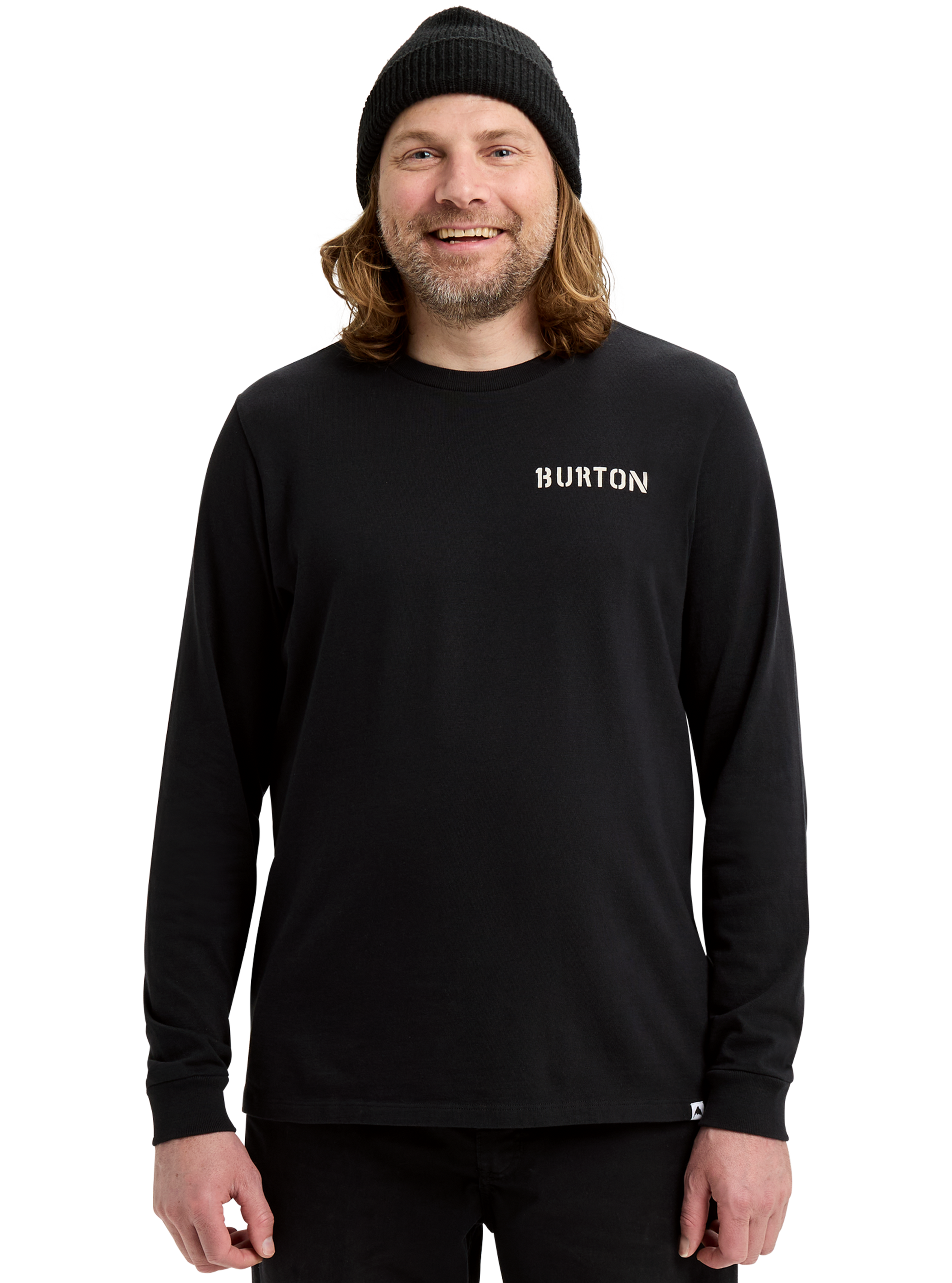 Product image of Burton Heavyweight Photo Long Sleeve T-Shirt[Variant:True Black]