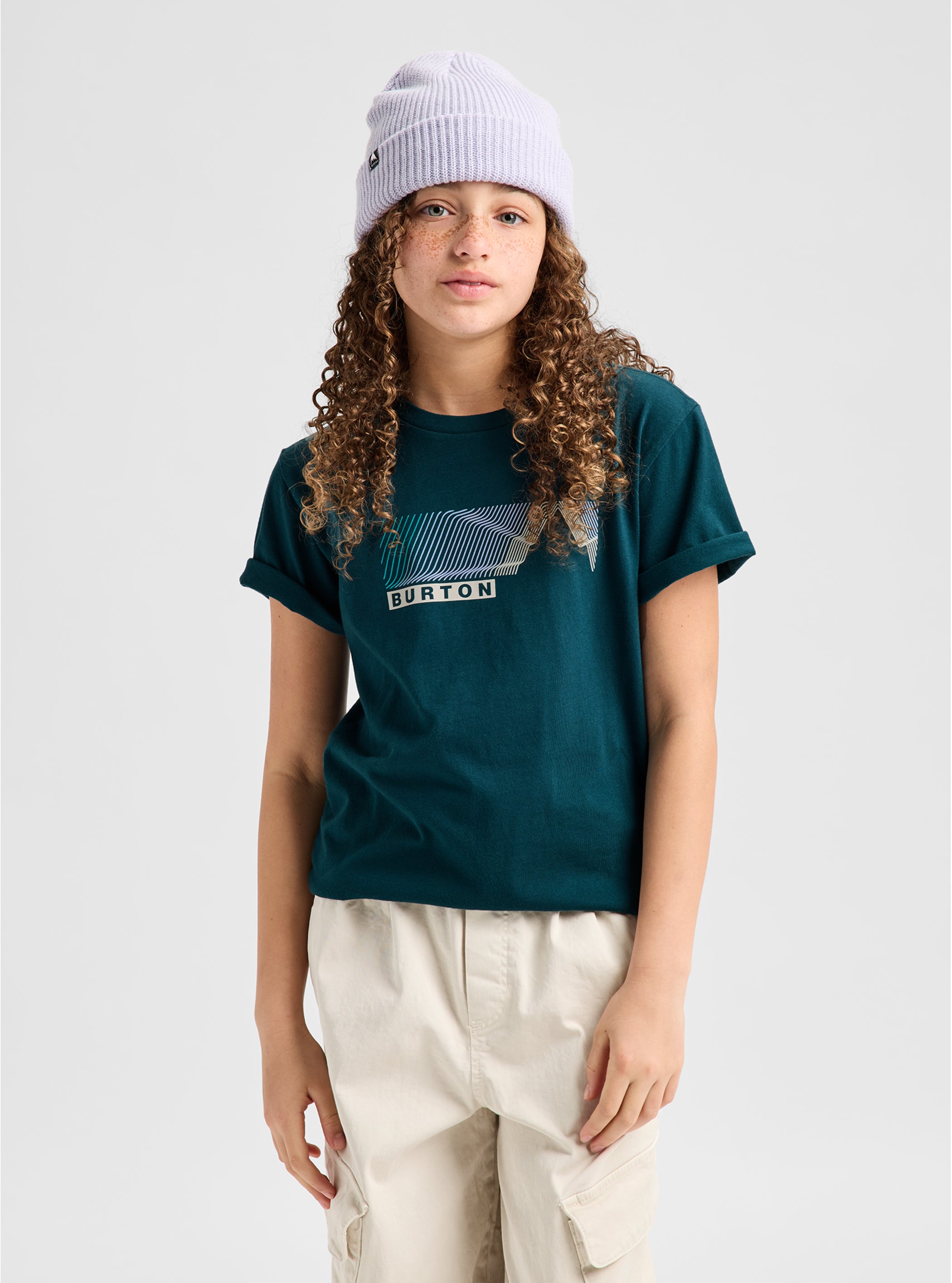 Product image of Kids' Burton Elmore Short Sleeve T-Shirt[Variant:Atlantic Teal]