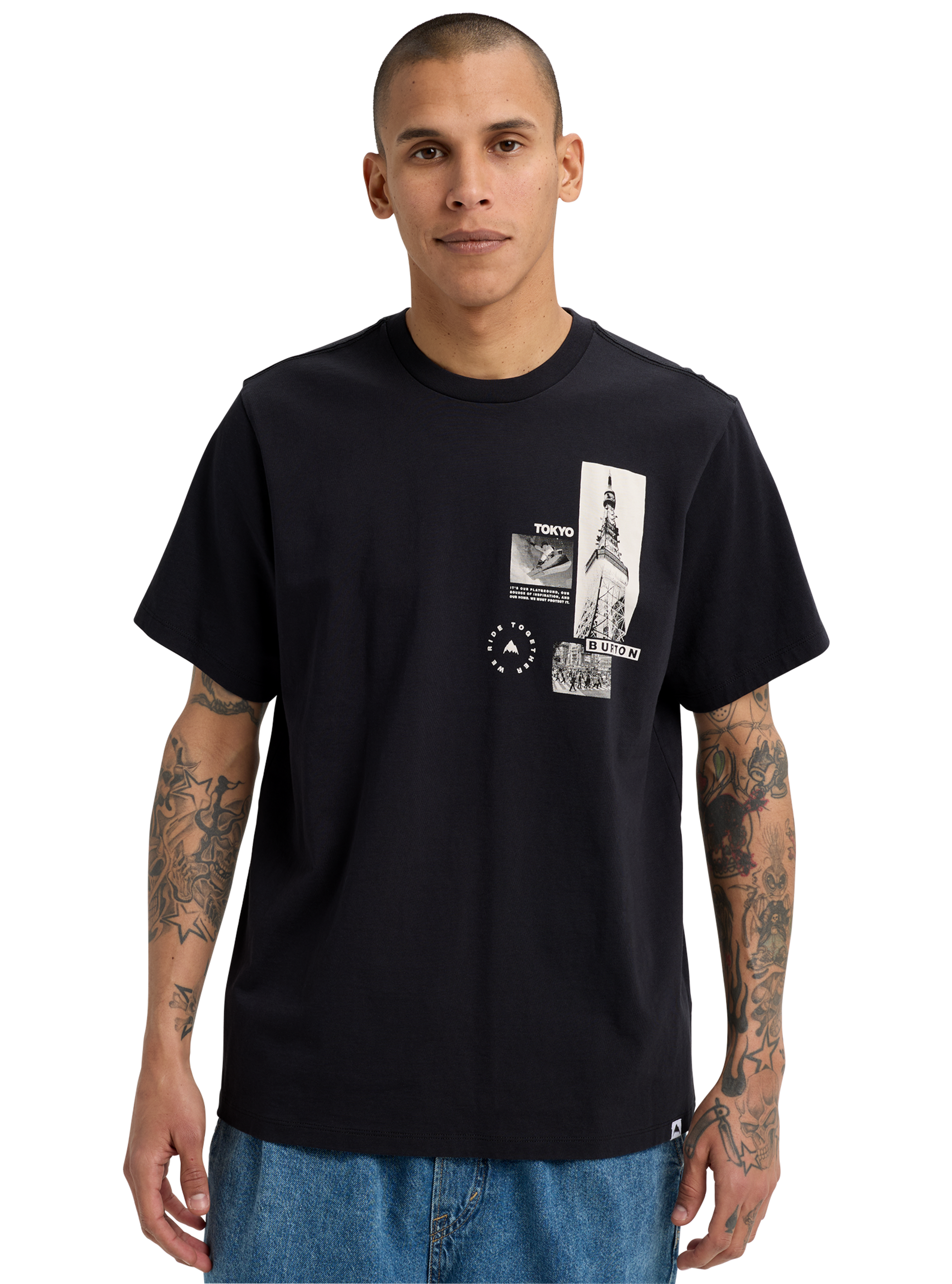Product image of Burton Tokyo Short Sleeve T-Shirt[Variant:True Black]