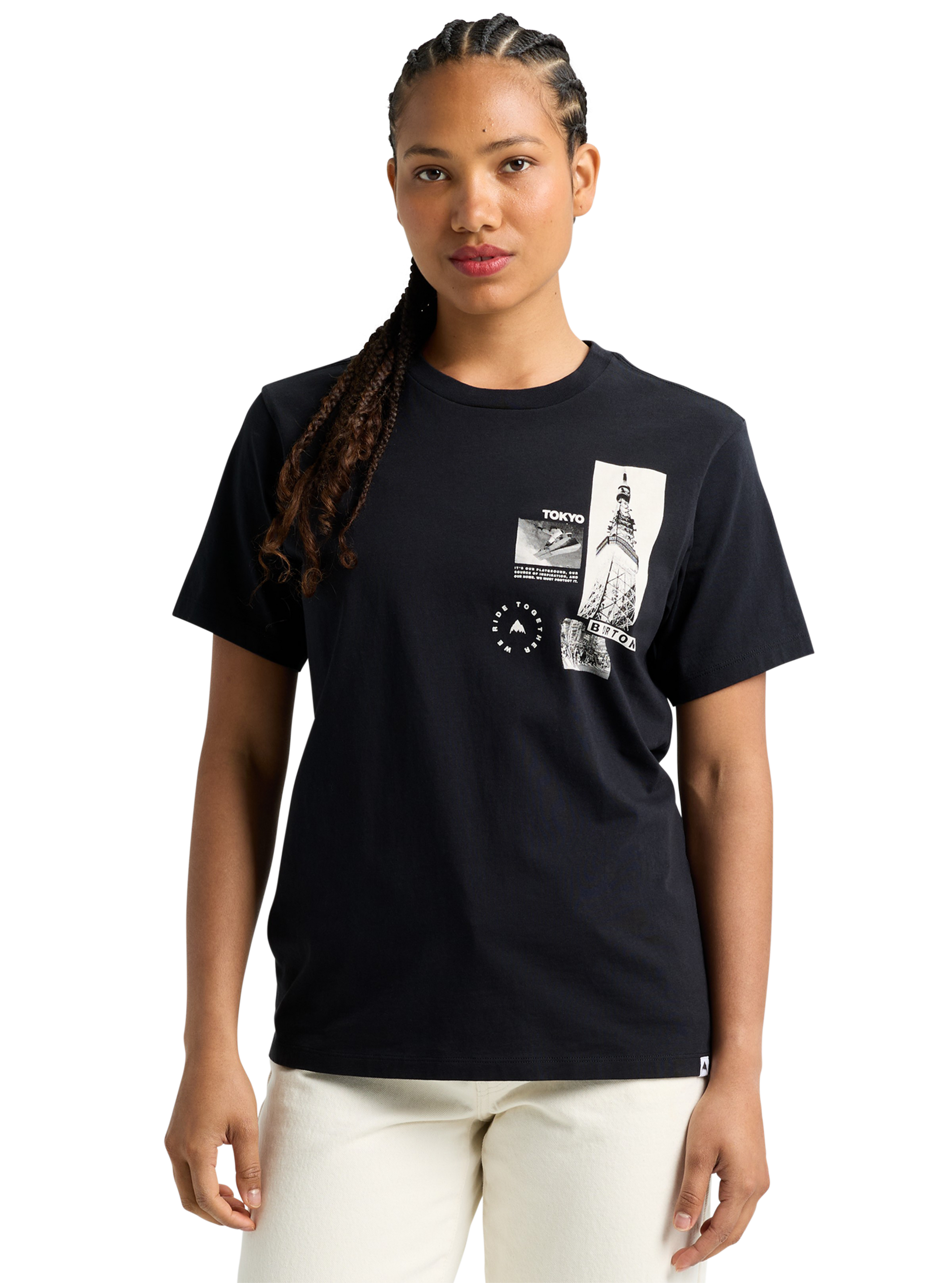 Product image of Burton Tokyo Short Sleeve T-Shirt[Variant:True Black]