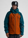 Product image of Men's Burton Reserve GORE-TEX 2L Insulated Jacket[Variant:Atlantic Teal / Spiced Chai]