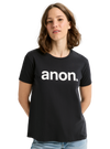 Product image of Women's Anon Short Sleeve T-Shirt[Variant:True Black]