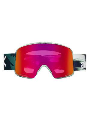 Product image of Anon M6 Goggles[Variant:Frame: Family Tree, Lens: Perceive Sunny Red (14% / S3), Spare Lens: Perceive Cloudy Burst (59% / S1)]