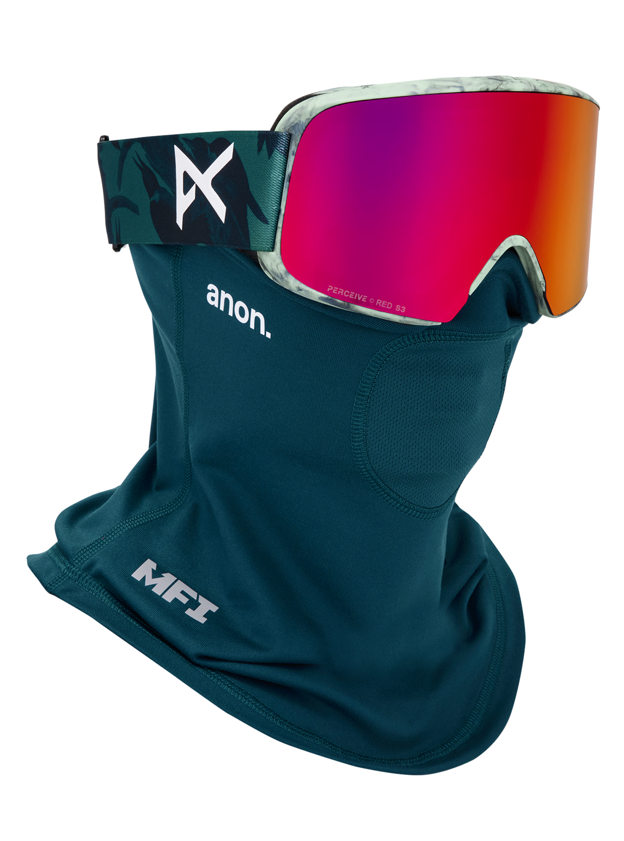 Anon M6 Brille + Zusatzbrillenglas + MFI® Face Mask