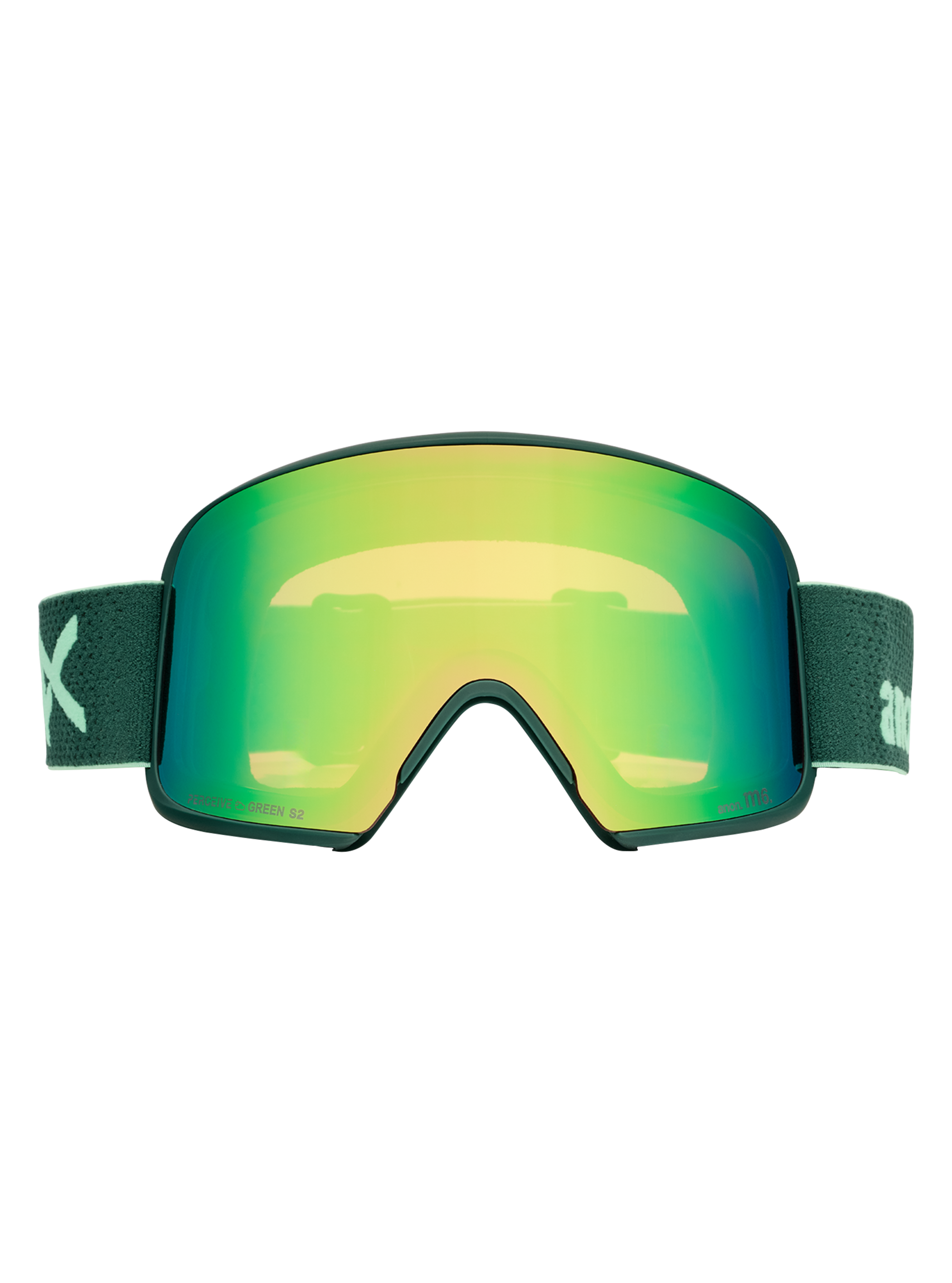 Product image of Anon M6 Goggles + Bonus Lens + MFI® Face Mask[Variant:Frame: Brunswick Green, Lens: Perceive Variable Green (22% / S2), Spare Lens: Perceive Cloudy Pink (53% / S1)]