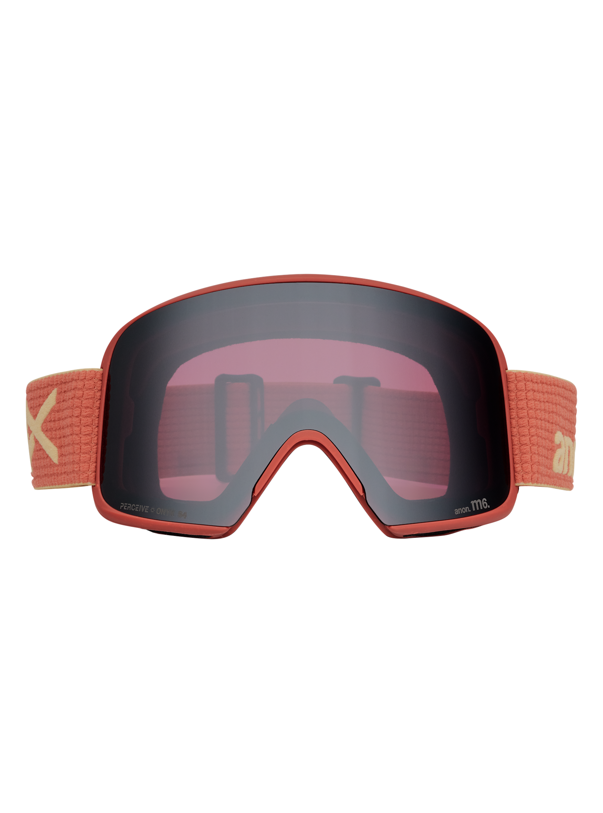 Product image of Anon M6 Goggles + Bonus Lens + MFI® Face Mask[Variant:Frame: Terracotta, Lens: Perceive Sunny Onyx (6% / S4), Spare Lens: Perceive Variable Violet (34% / S2)]