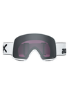Product image of Anon M6 Goggles[Variant:Frame: White, Lens: Perceive Sunny Onyx (6% / S4), Spare Lens: Perceive Variable Violet (34% / S2)]
