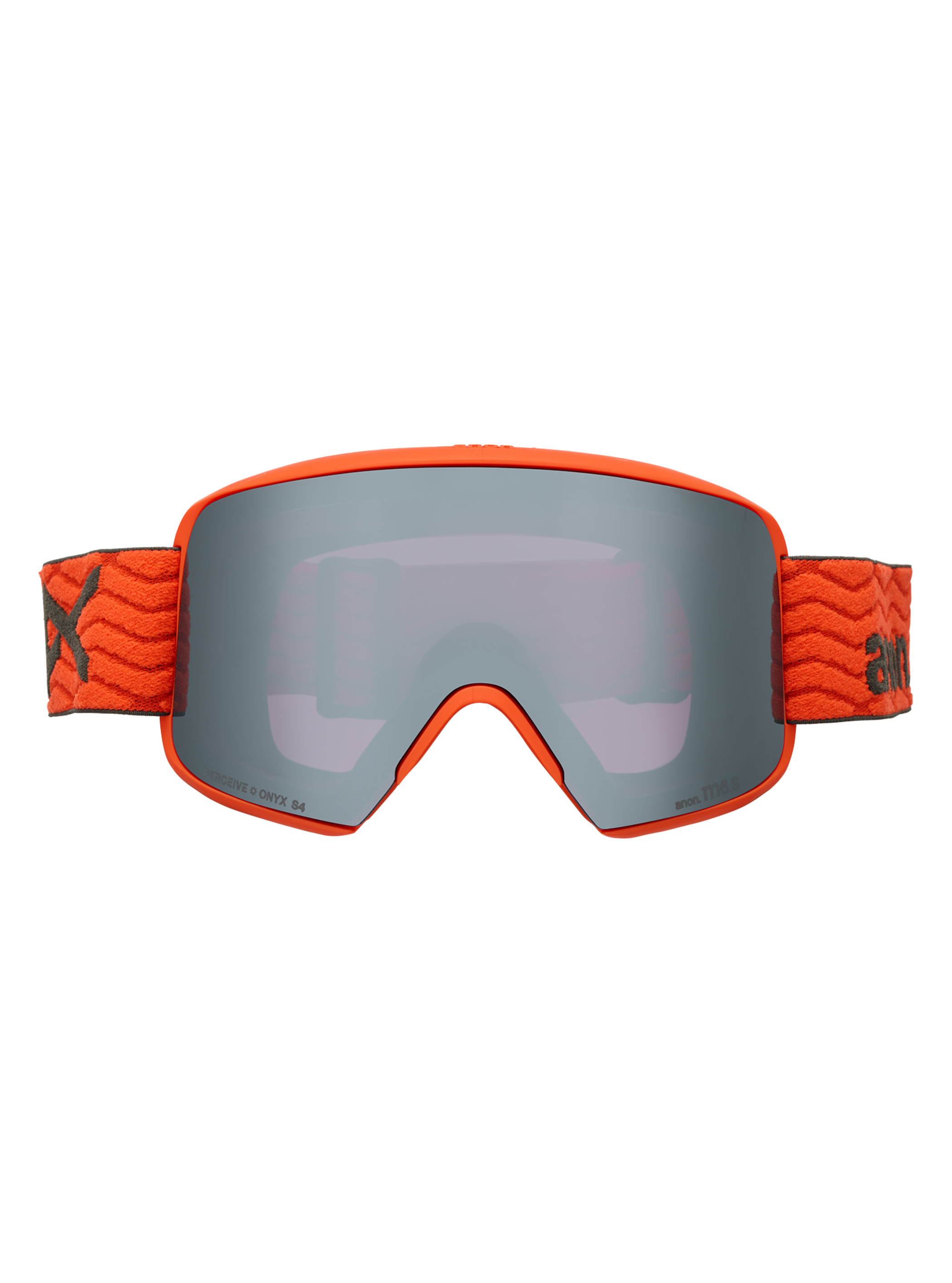 Product image of Anon M6S Goggles[Variant:Frame: Fiesta Red, Lens: Perceive Sunny Onyx (6% / S4), Spare Lens: Perceive Variable Violet (34% / S2)]