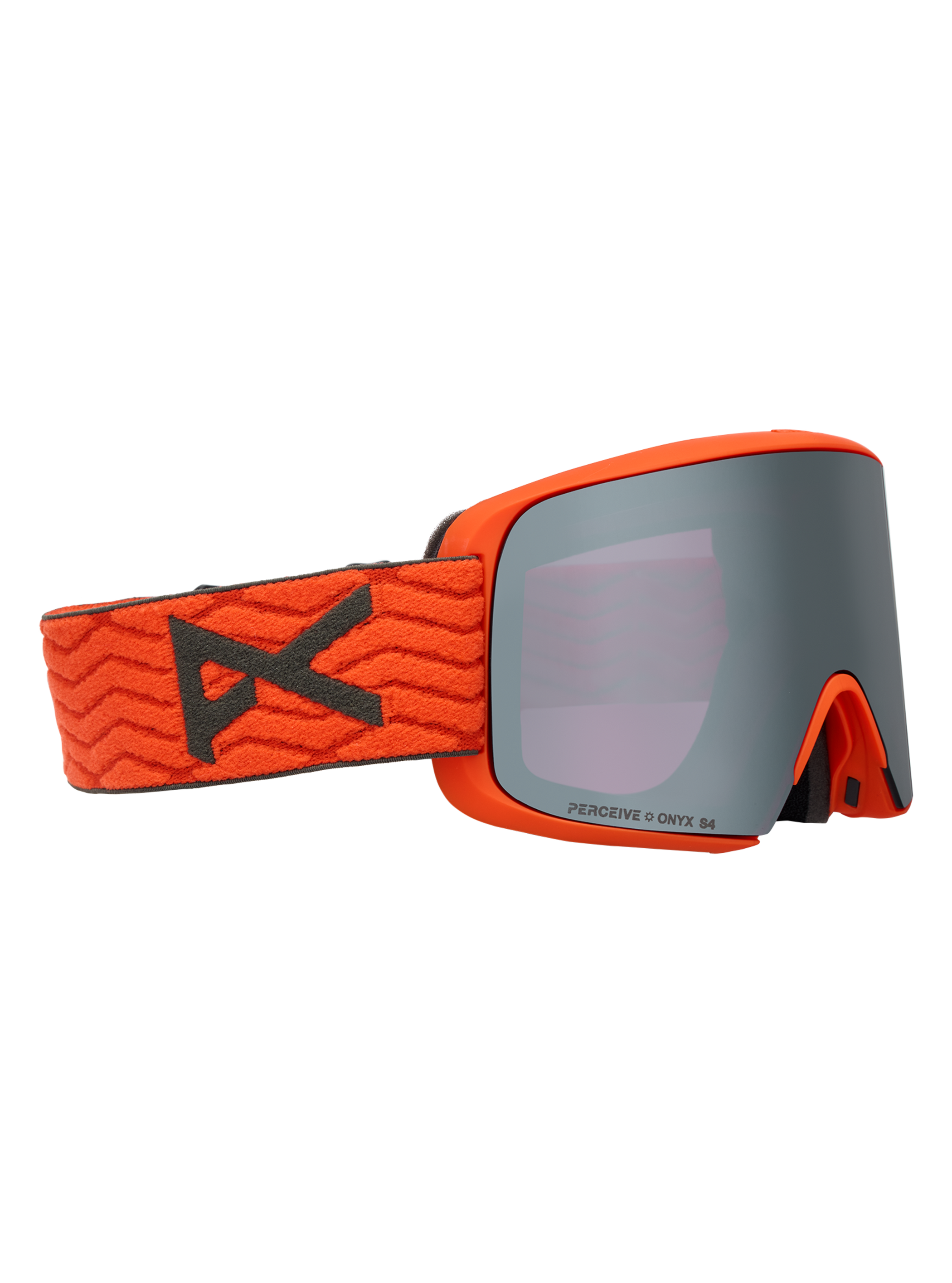 Product image of Anon M6S Goggles[Variant:Frame: Fiesta Red, Lens: Perceive Sunny Onyx (6% / S4), Spare Lens: Perceive Variable Violet (34% / S2)]