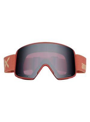Product image of Anon M6S Goggles + Bonus Lens + MFI® Face Mask[Variant:Frame: Terracotta, Lens: Perceive Sunny Onyx (6% / S4), Spare Lens: Perceive Variable Violet (34% / S2)]