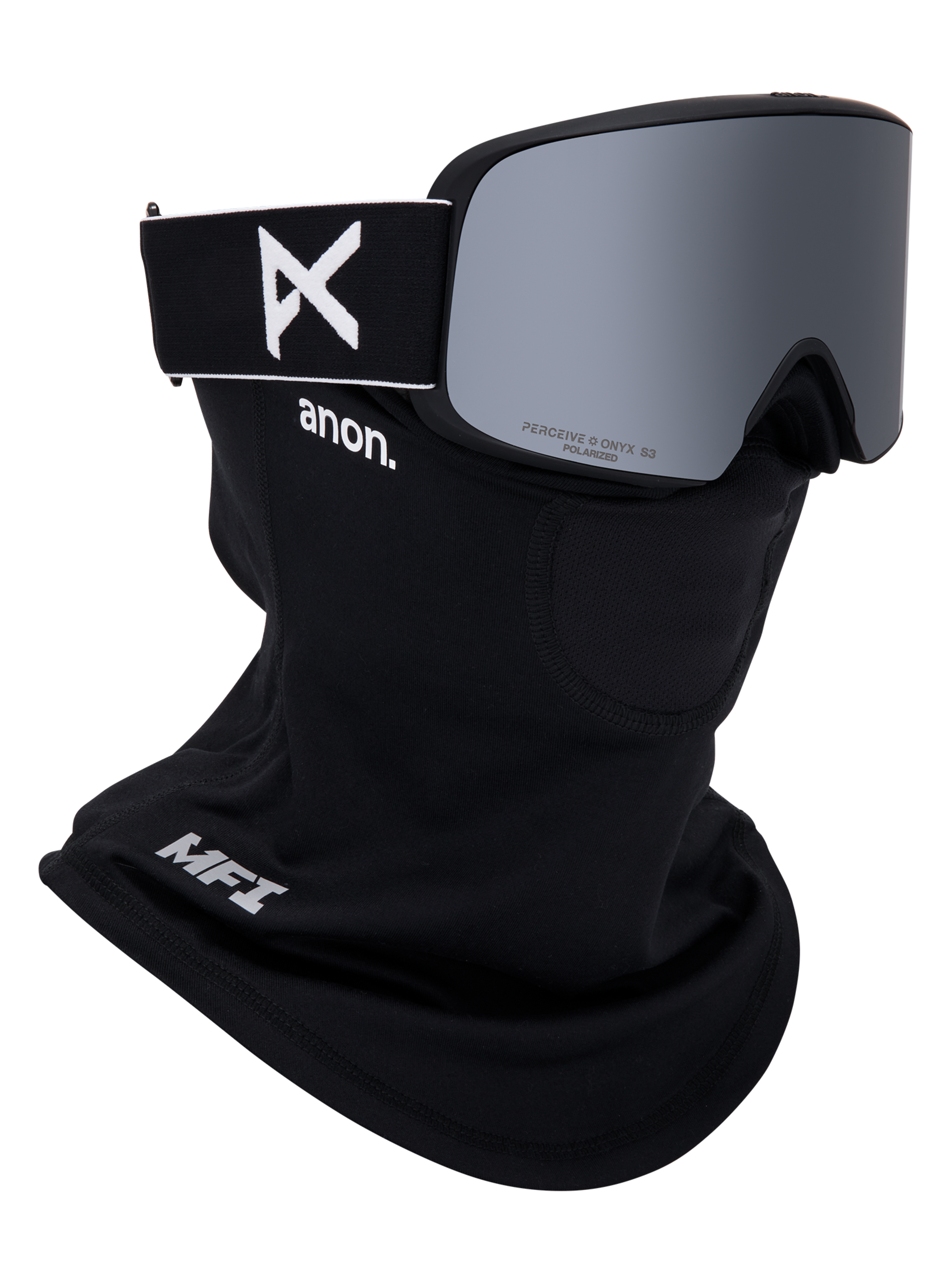 Anon M6 Brille + polarisiertes Perceive Brillenglas + MFI® Face Mask