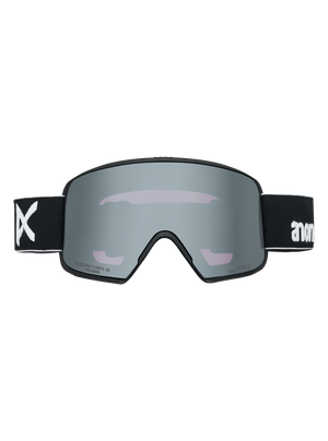 Product image of Anon M6S Goggles + Polarized Perceive Lens + MFI® Face Mask[Variant:Frame: Black, Lens: Perceive Sunny Polarized Onyx (10% / S3), Spare Lens: Perceive Variable Violet (34% / S2)]