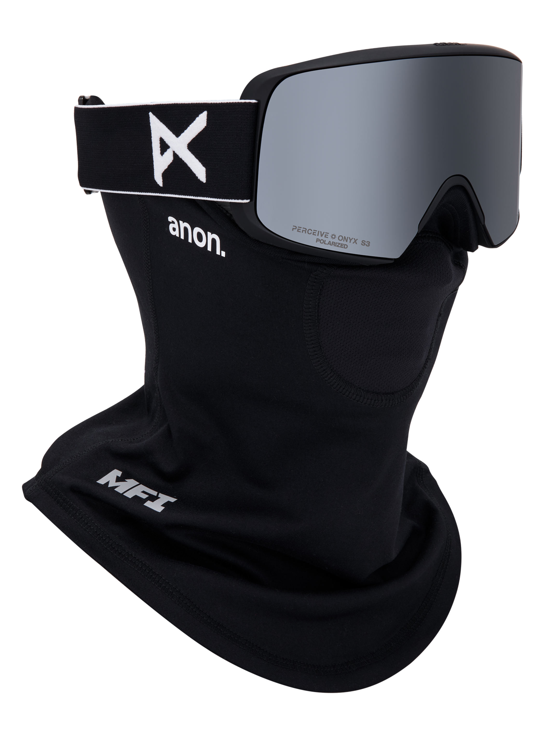 Anon M6S Brille + polarisiertes Perceive Brillenglas + MFI® Face Mask