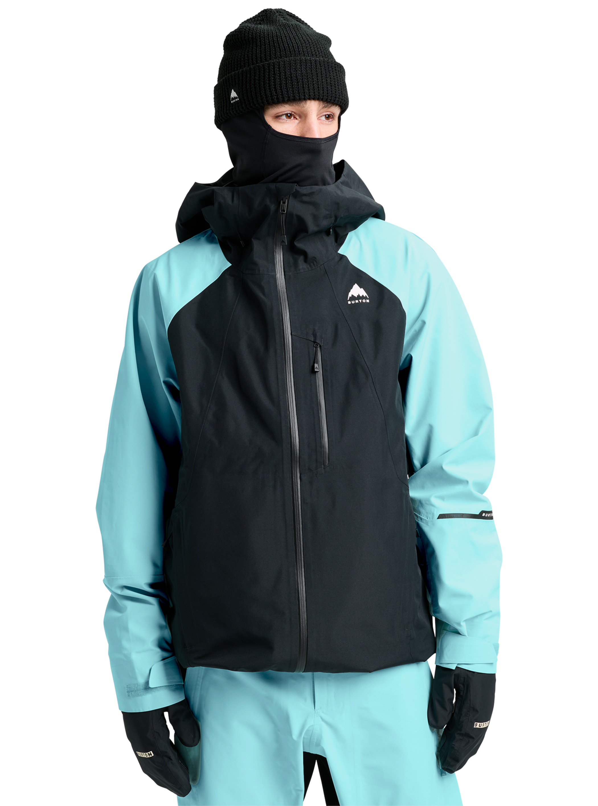 Product image of Men's Burton Reserve 3L Jacket[Variant:True Black / Light Teal]