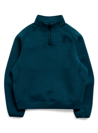 Product image of Women's Burton SpaceCloud 1/4 Zip Top[Variant:Atlantic Teal Heather]