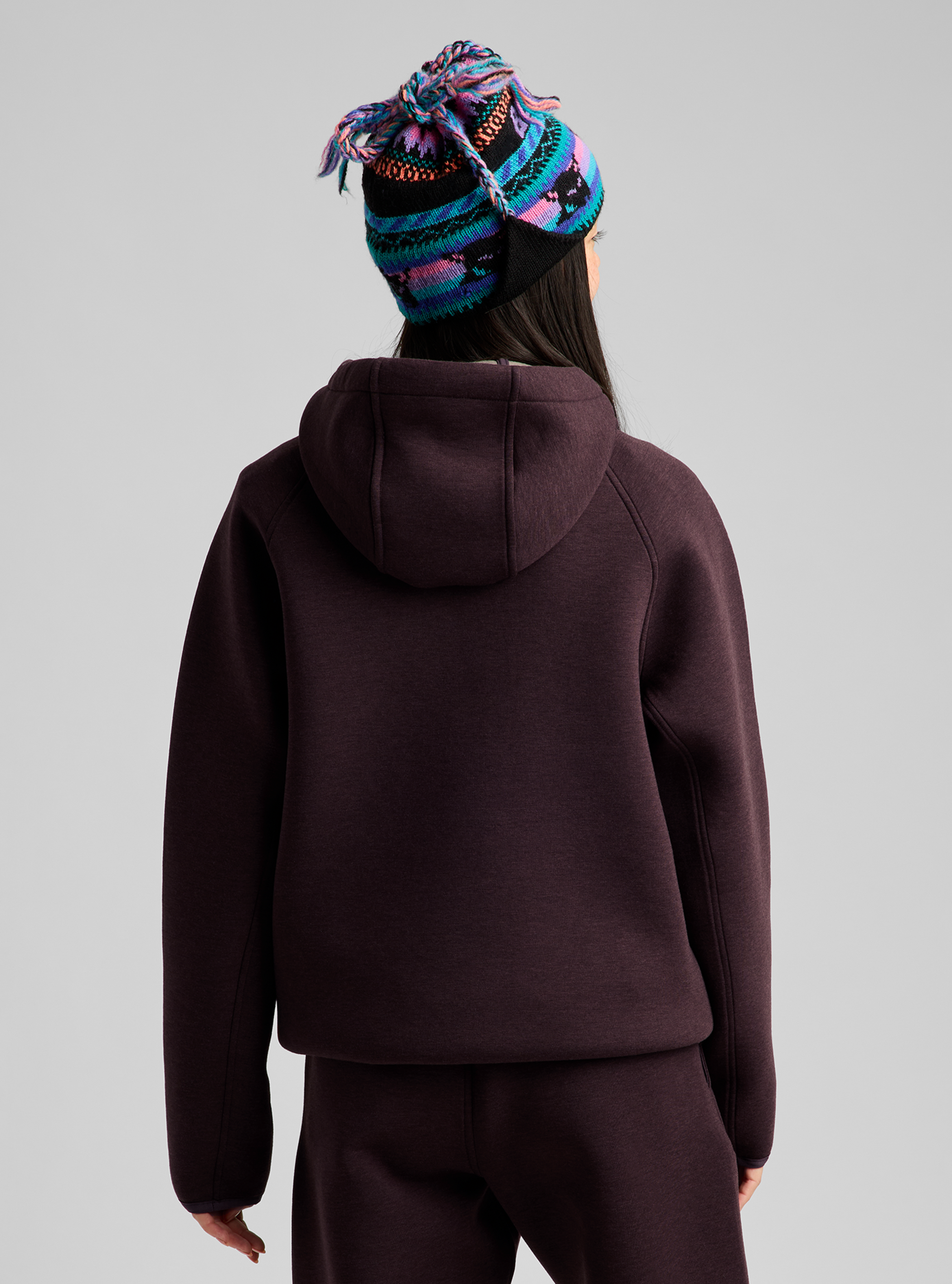 Product image of Women's Burton SpaceCloud Pullover Hoodie[Variant:Bear Hug Brown Heather]