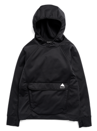 Product image of Kids' Burton Crown Weatherproof Riding Pullover Hoodie[Variant:True Black]