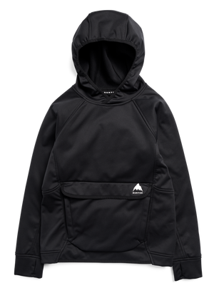 Product image of Kids' Burton Crown Weatherproof Riding Pullover Hoodie[Variant:True Black]