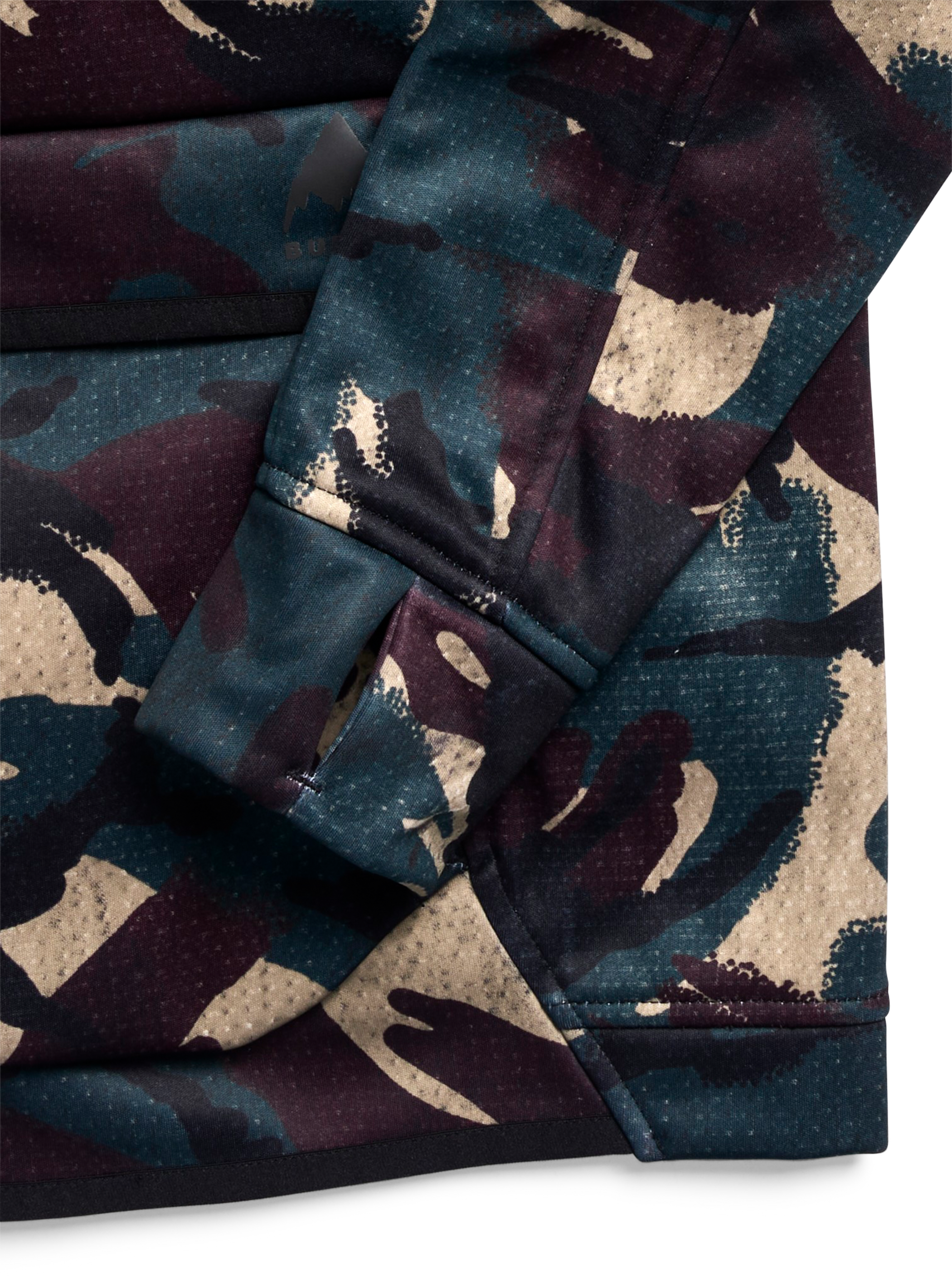 Product image of Kids' Burton Crown Weatherproof Riding Pullover Hoodie[Variant:Seersucker Camo]