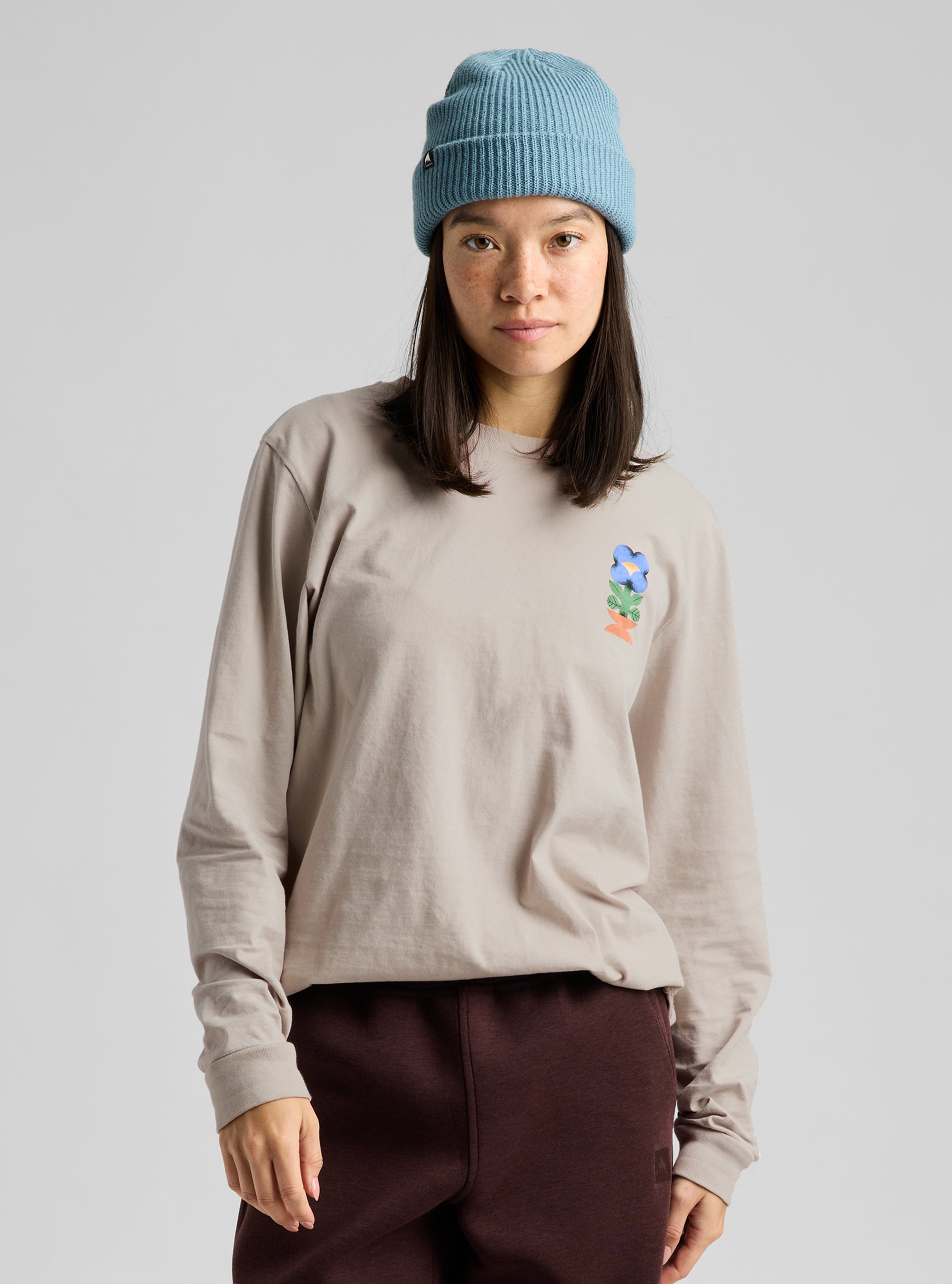 Product image of Burton Yeasayer 27 Long Sleeve T-Shirt[Variant:Chinchilla Gray]