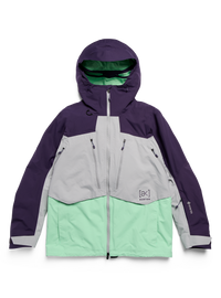 Product image of Men's Burton [ak] Swash Synthetic Insulated GORE-TEX 2L Jacket[Variant:Nightshade Purple / Apparition Gray / Green Voltage]