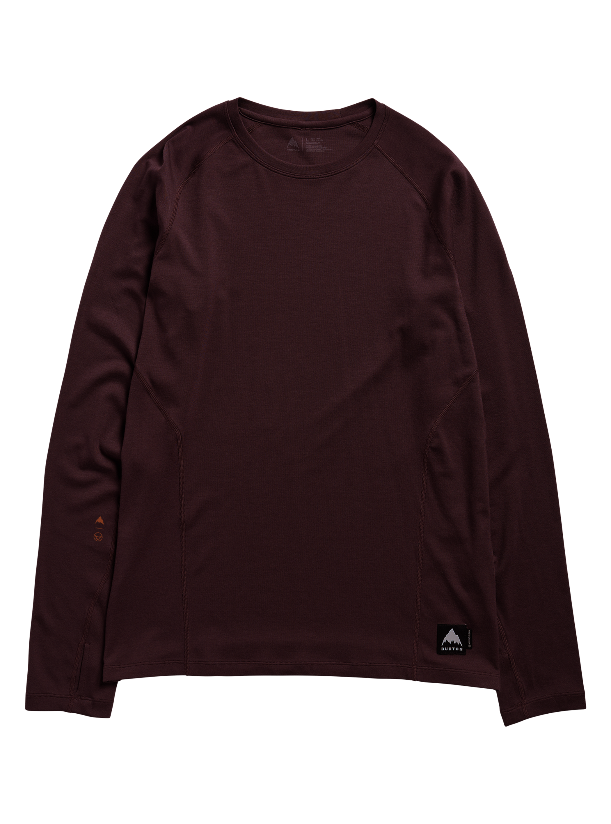 Herren Merino Blend Midweight Base Layer Crew