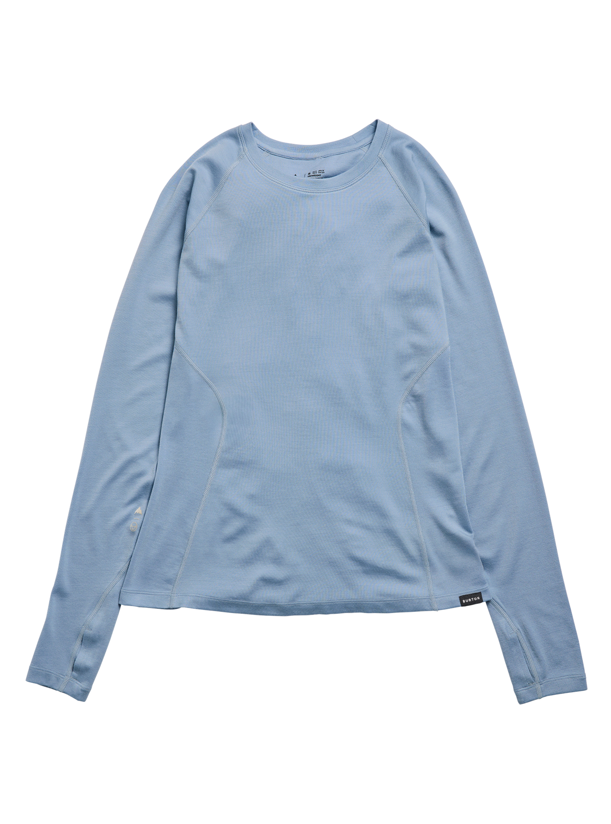 Damen Merino Blend Midweight Base Layer Crew