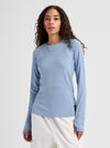 Product image of Women's Burton Merino Blend Midweight Base Layer Crew[Variant:Airstream Blue]