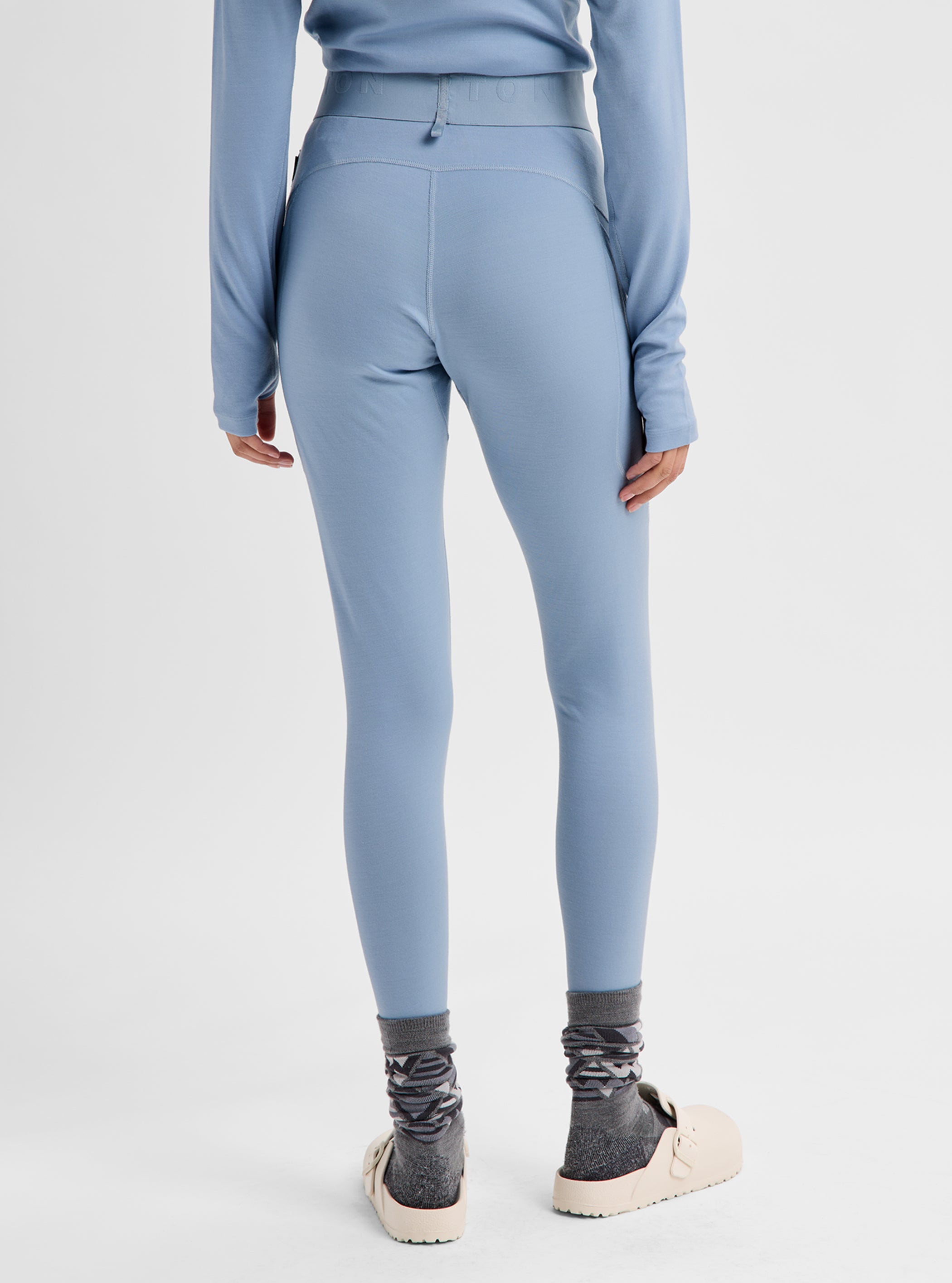 Product image of Women's Burton Merino Blend Midweight Base Layer Pants[Variant:Airstream Blue]